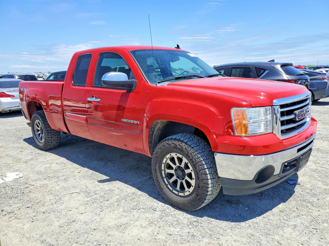 2013 Gmc Sierra K1500 Sle Red vin: 1GTR2VE77DZ404337