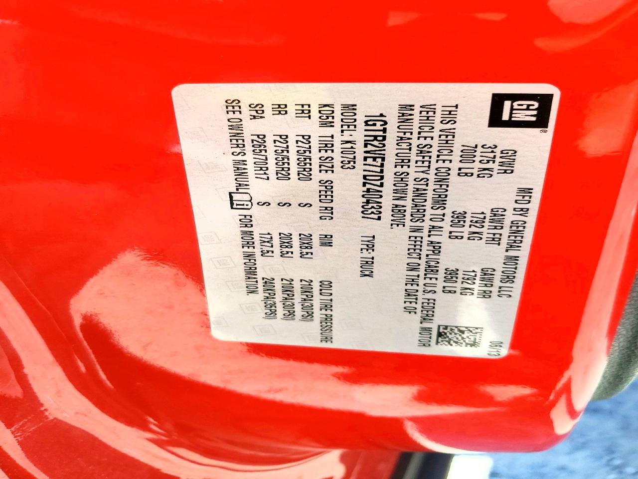 2013 Gmc Sierra K1500 Sle Red vin: 1GTR2VE77DZ404337