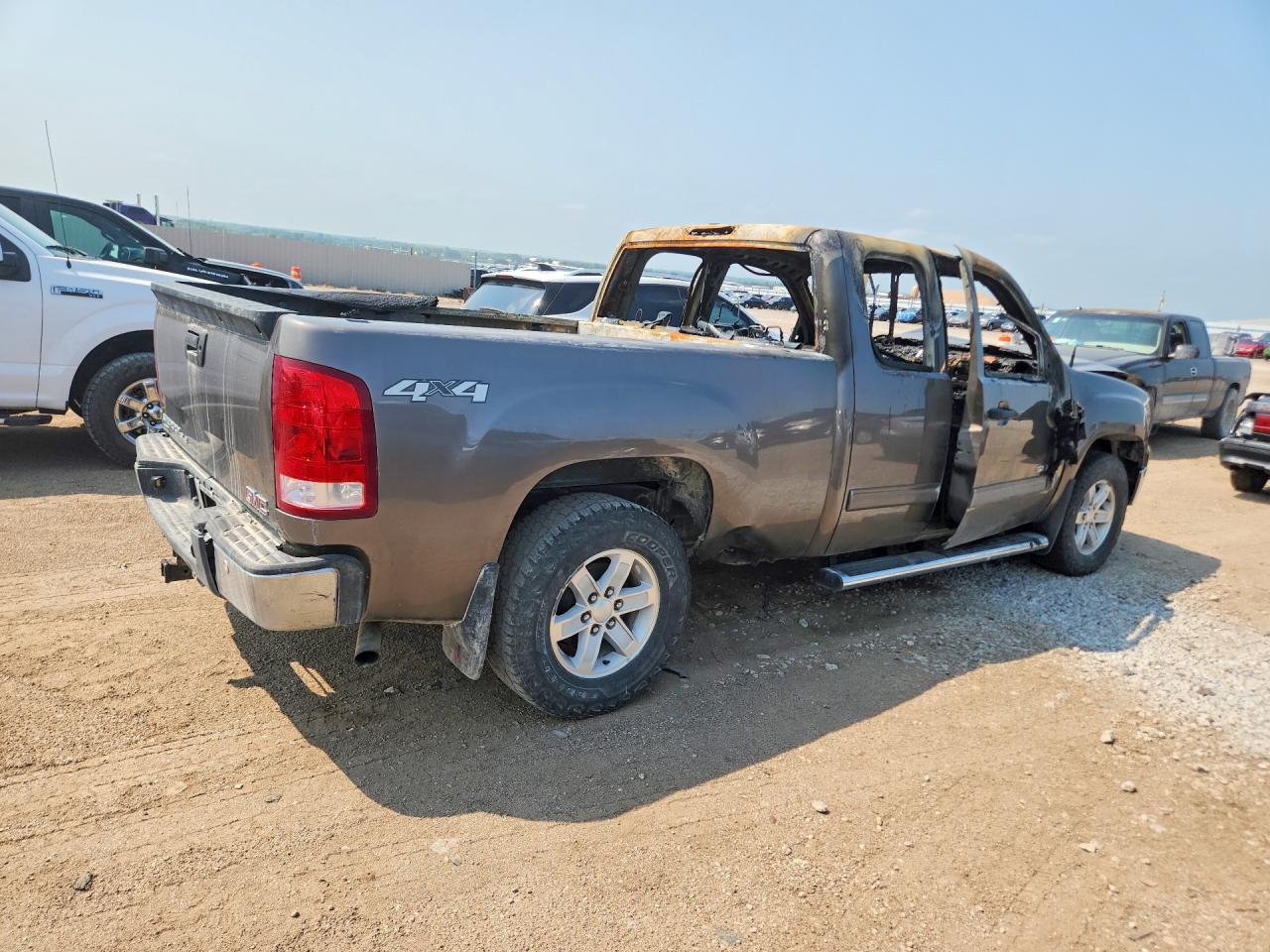 2012 Gmc Sierra K1500 Sle Gray vin: 1GTR2VE78CZ184253