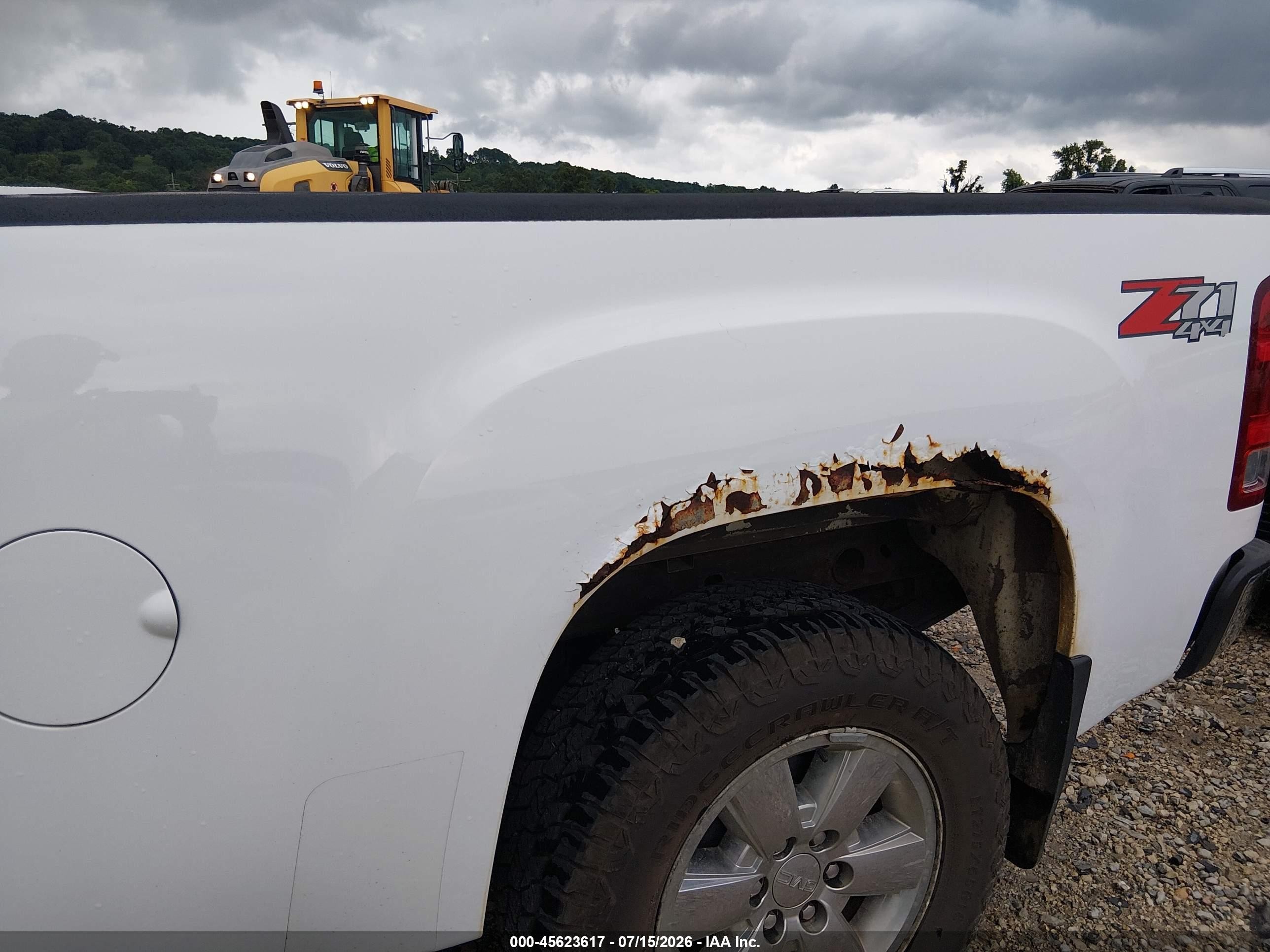 2013 Gmc Sierra 1500 Sle White vin: 1GTR2VE78DZ181709