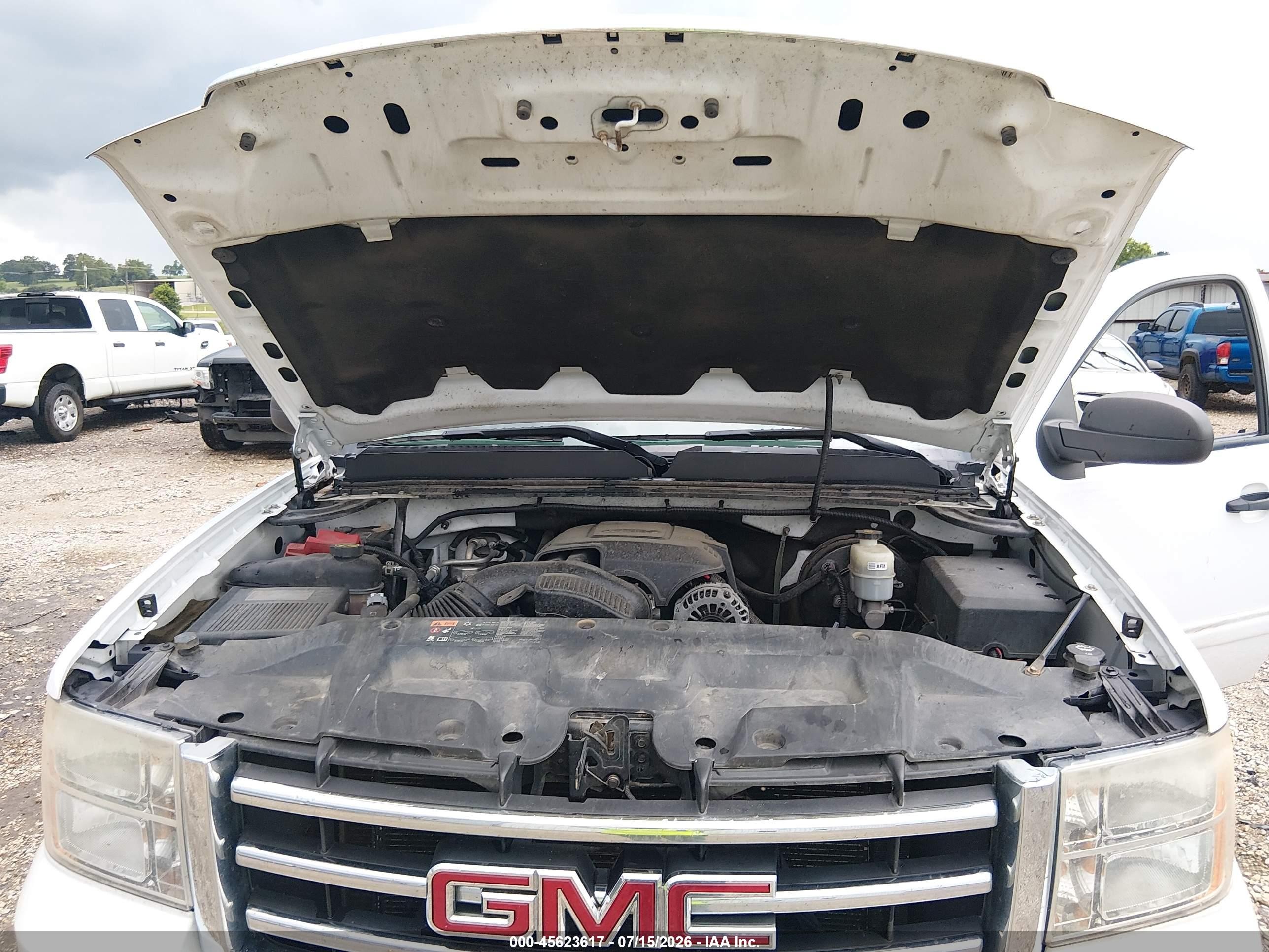 2013 Gmc Sierra 1500 Sle White vin: 1GTR2VE78DZ181709