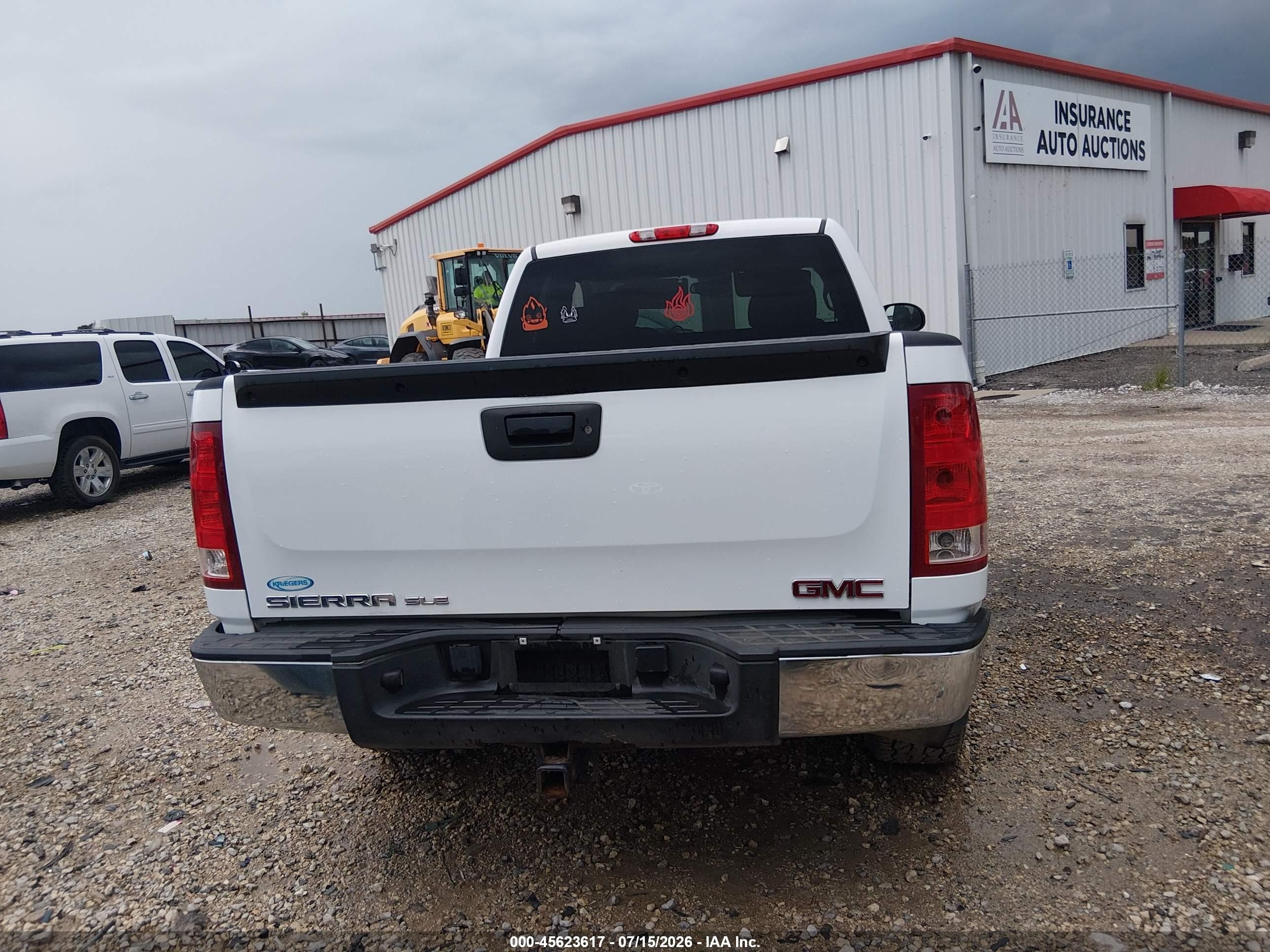 2013 Gmc Sierra 1500 Sle White vin: 1GTR2VE78DZ181709