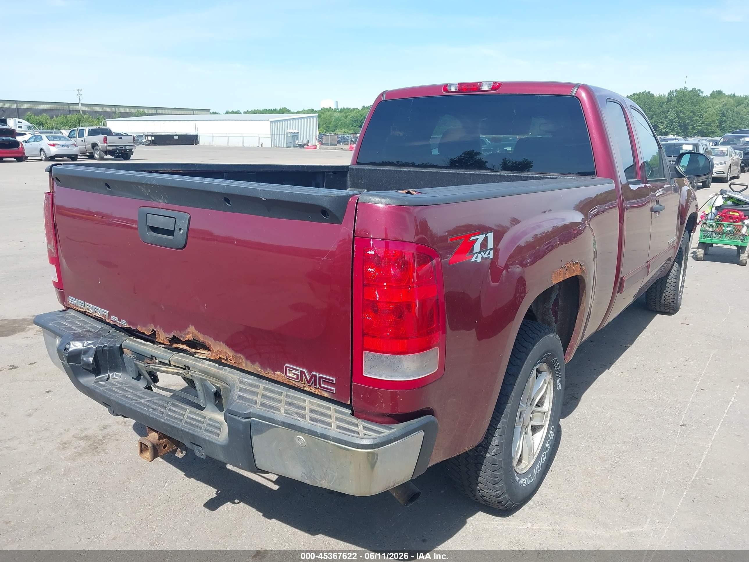 2013 Gmc Sierra 1500 Sle Red vin: 1GTR2VE78DZ287710