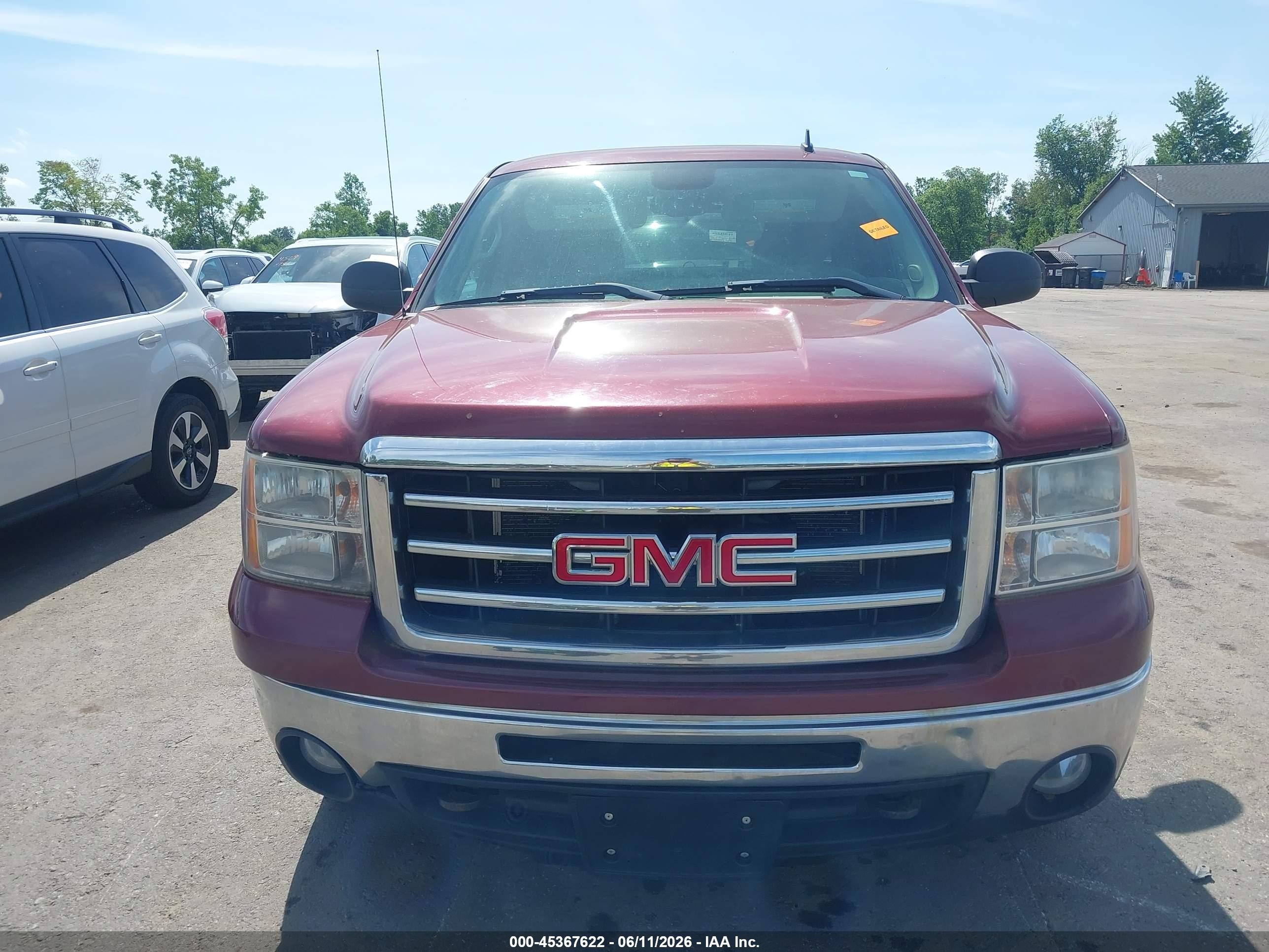 2013 Gmc Sierra 1500 Sle Red vin: 1GTR2VE78DZ287710