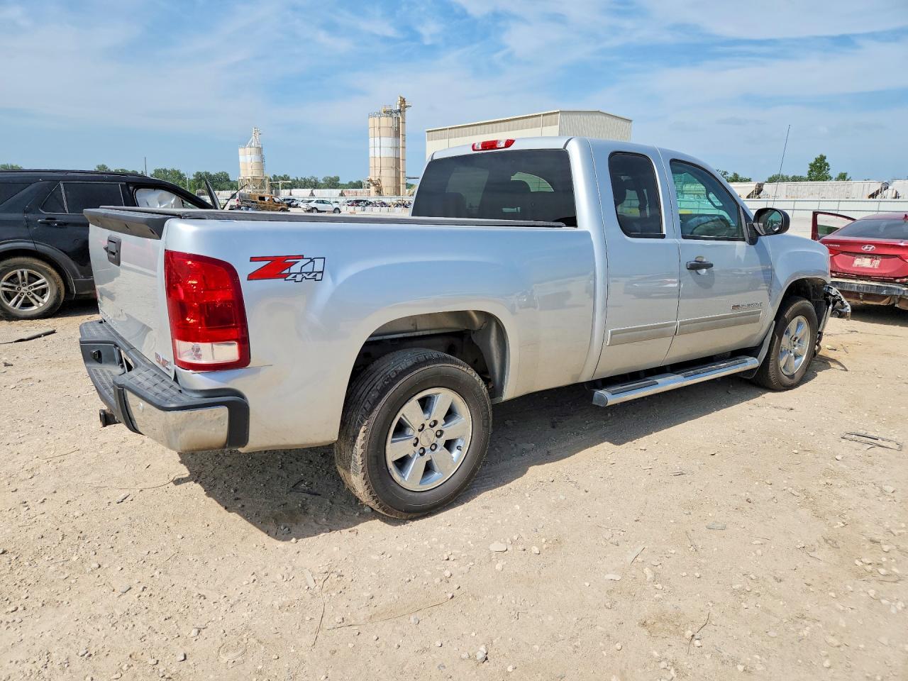 2012 Gmc Sierra K1500 Sle Silver vin: 1GTR2VE79CZ164531