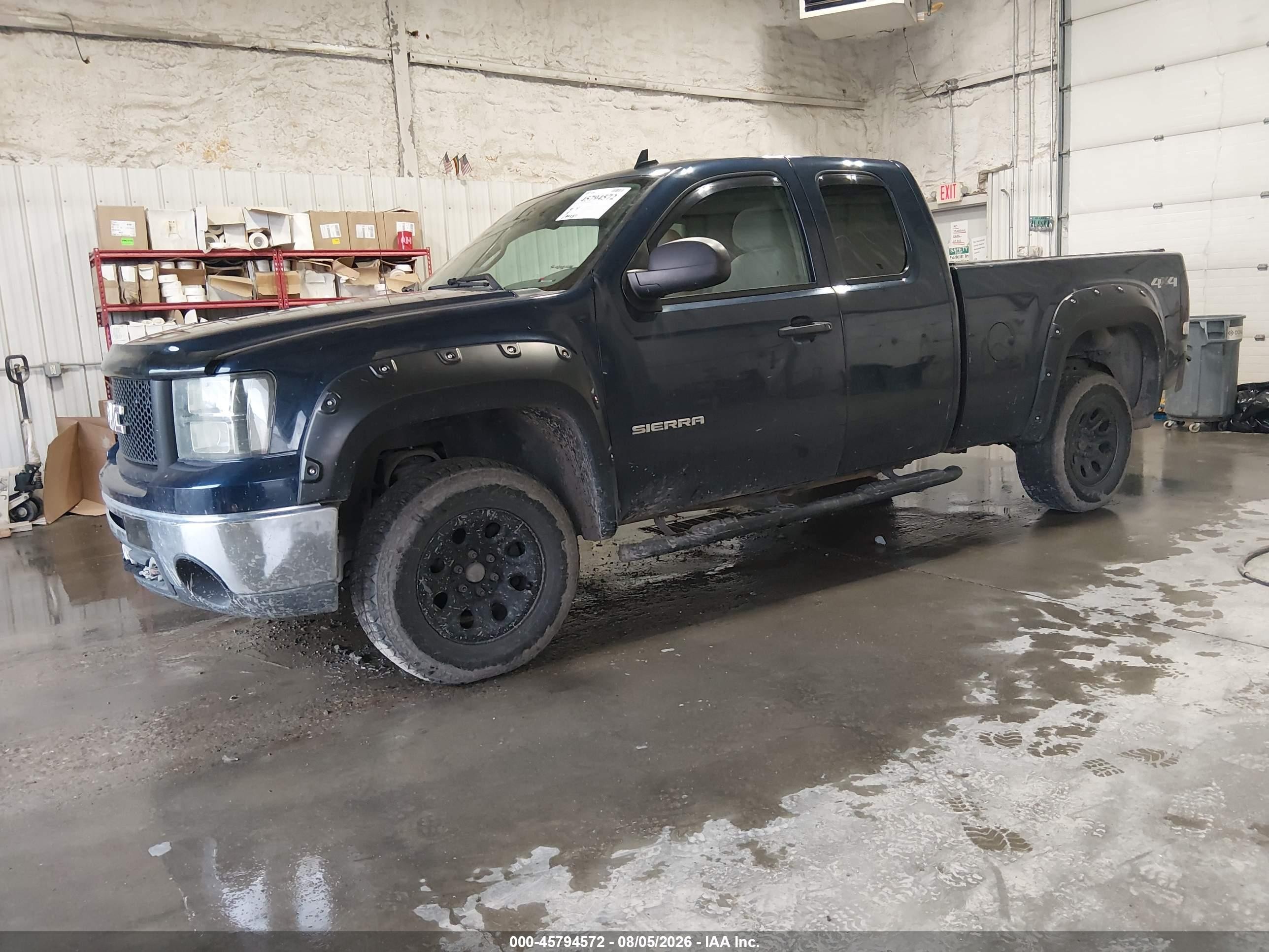 2012 Gmc Sierra 1500 Sle Blue vin: 1GTR2VE79CZ199084
