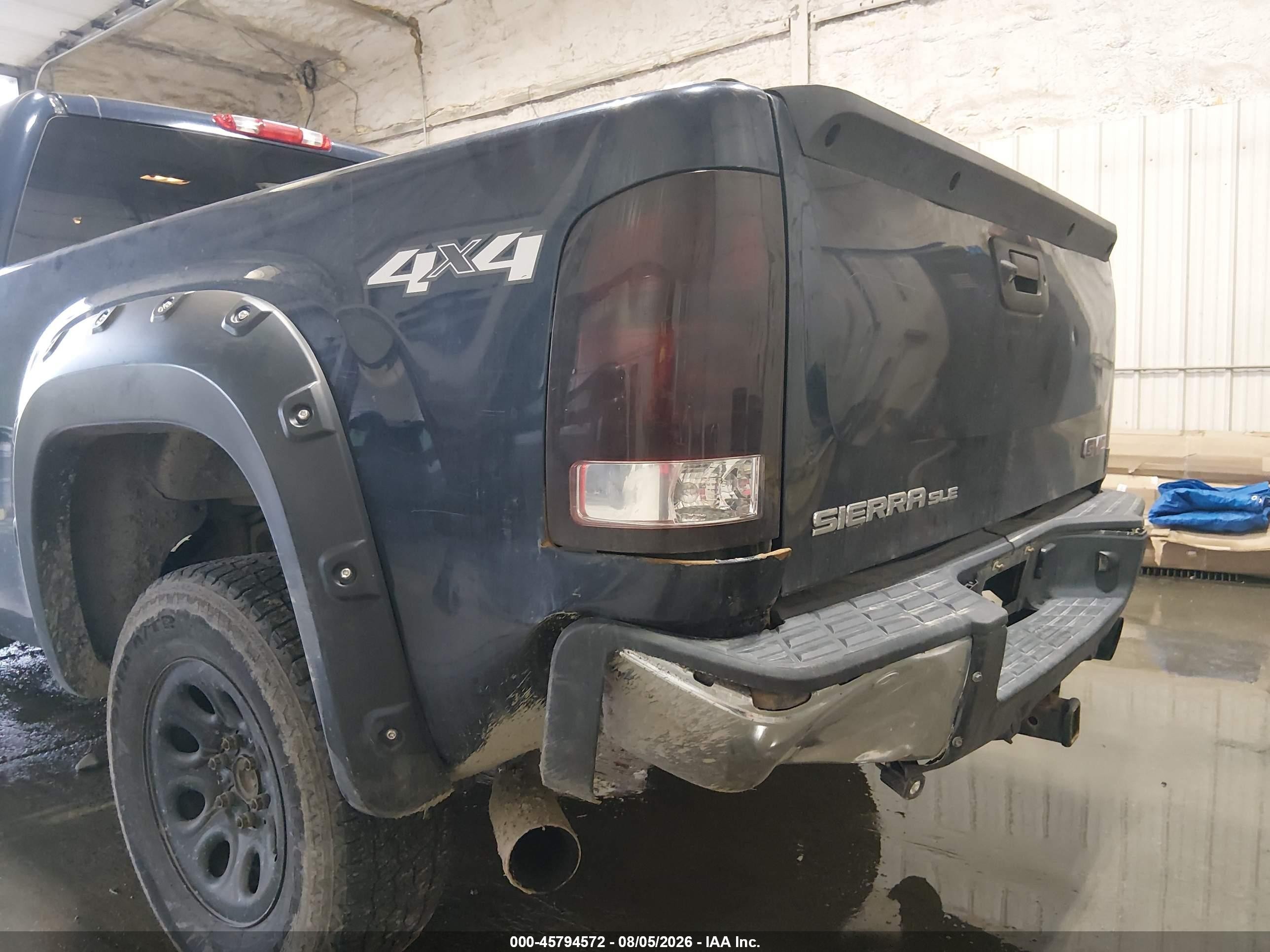 2012 Gmc Sierra 1500 Sle Blue vin: 1GTR2VE79CZ199084