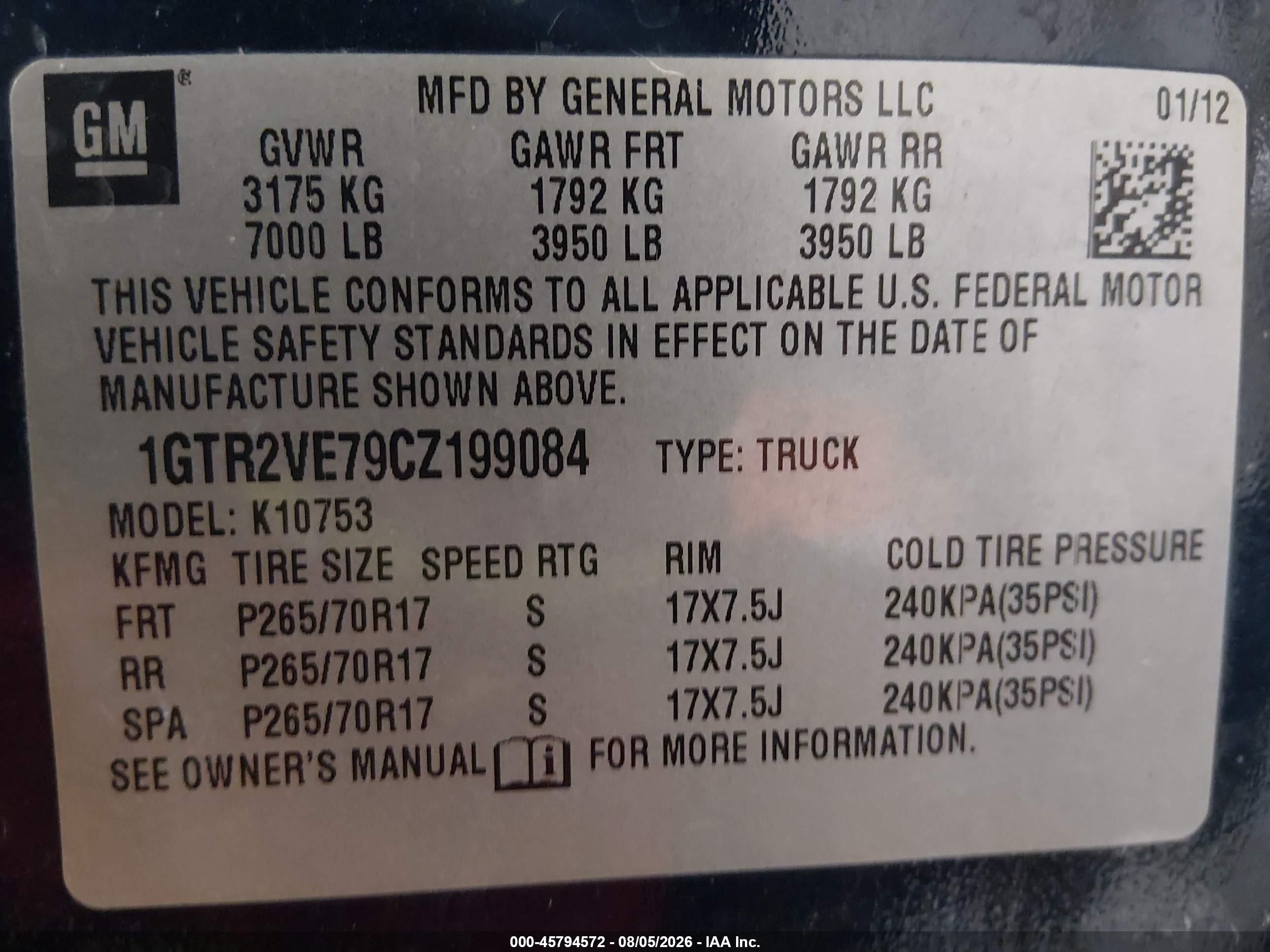 2012 Gmc Sierra 1500 Sle Blue vin: 1GTR2VE79CZ199084
