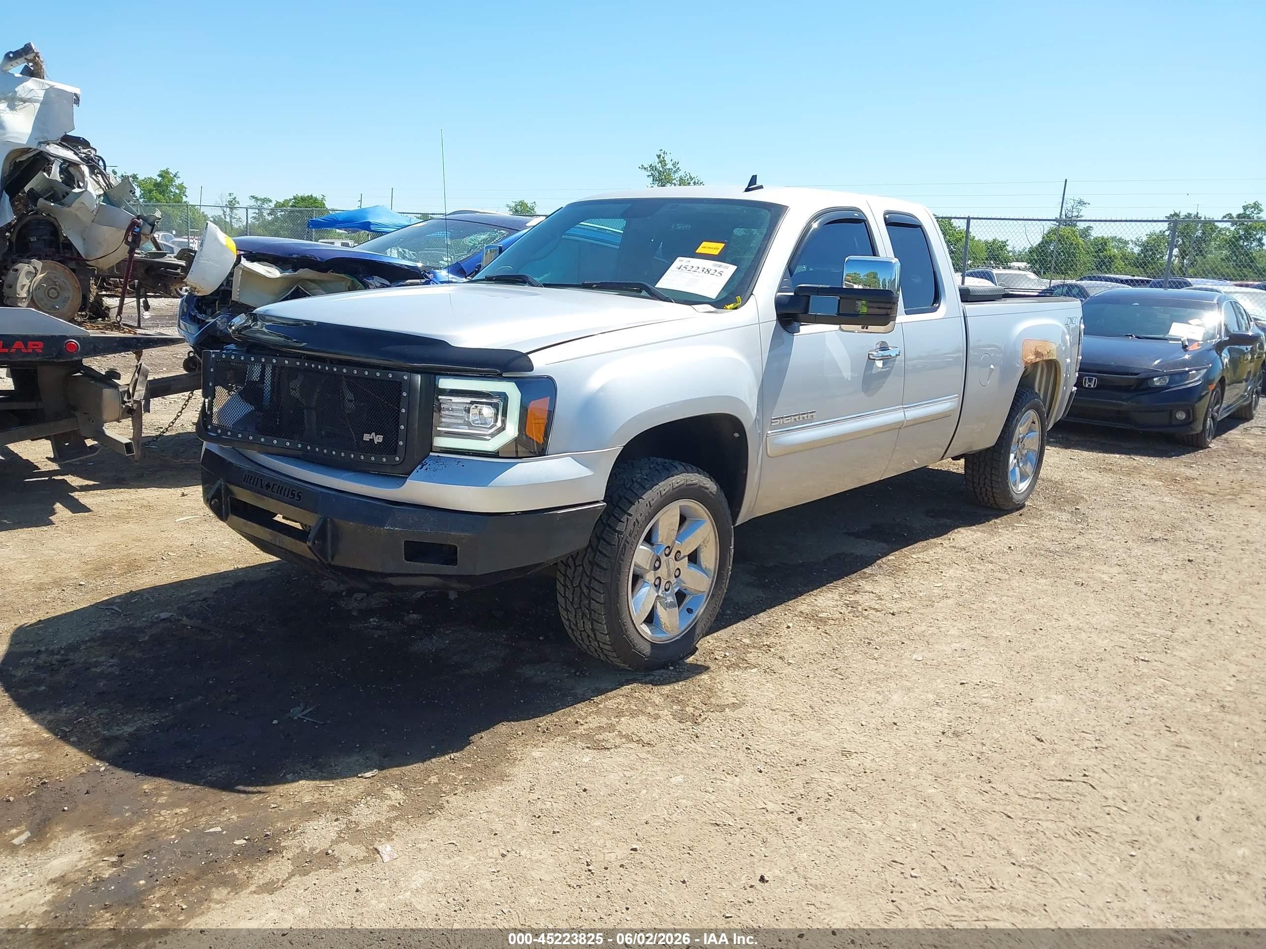 2012 Gmc Sierra 1500 Sle Серебряный vin: 1GTR2VE79CZ217065