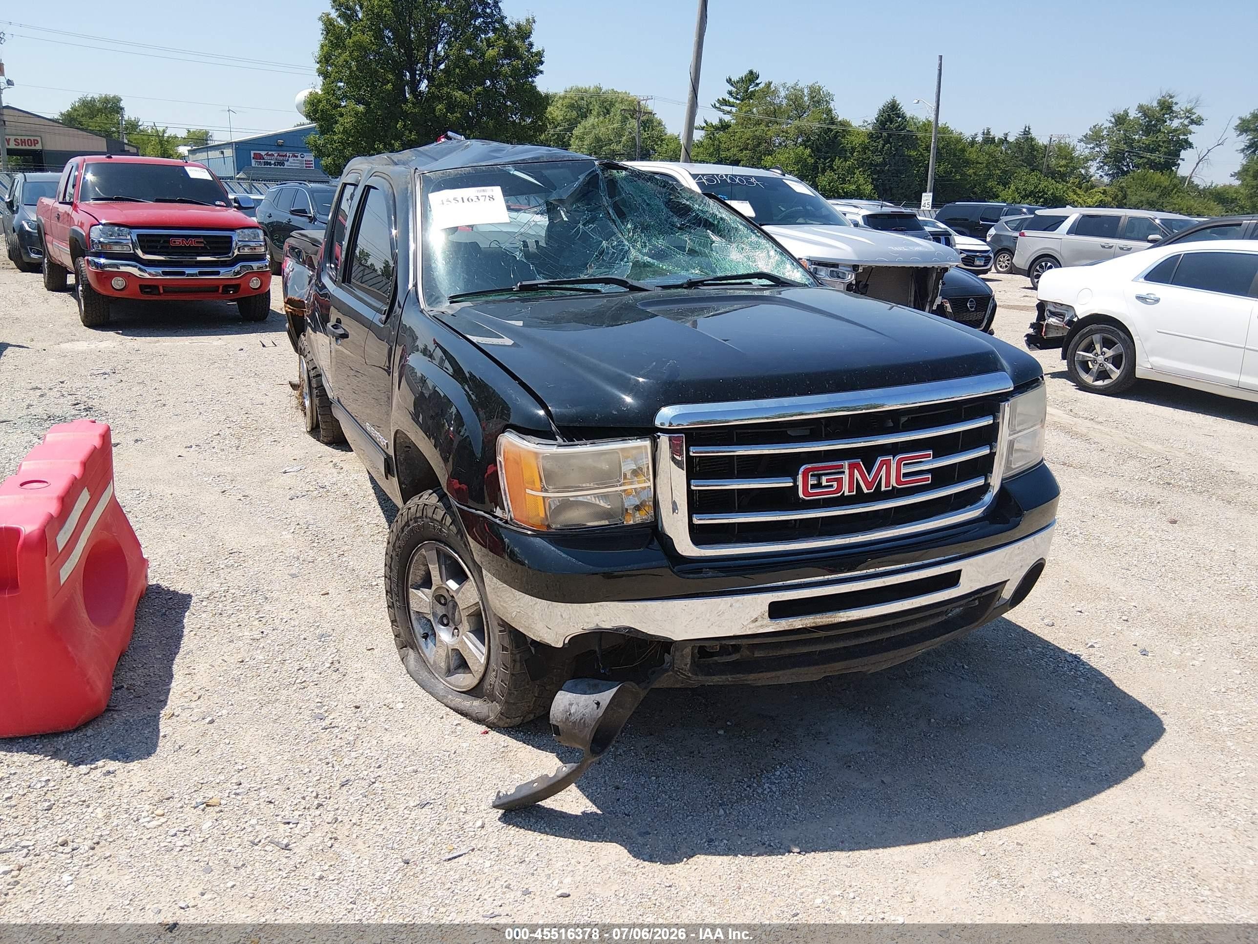 2012 Gmc Sierra 1500 Sle Black vin: 1GTR2VE79CZ301340