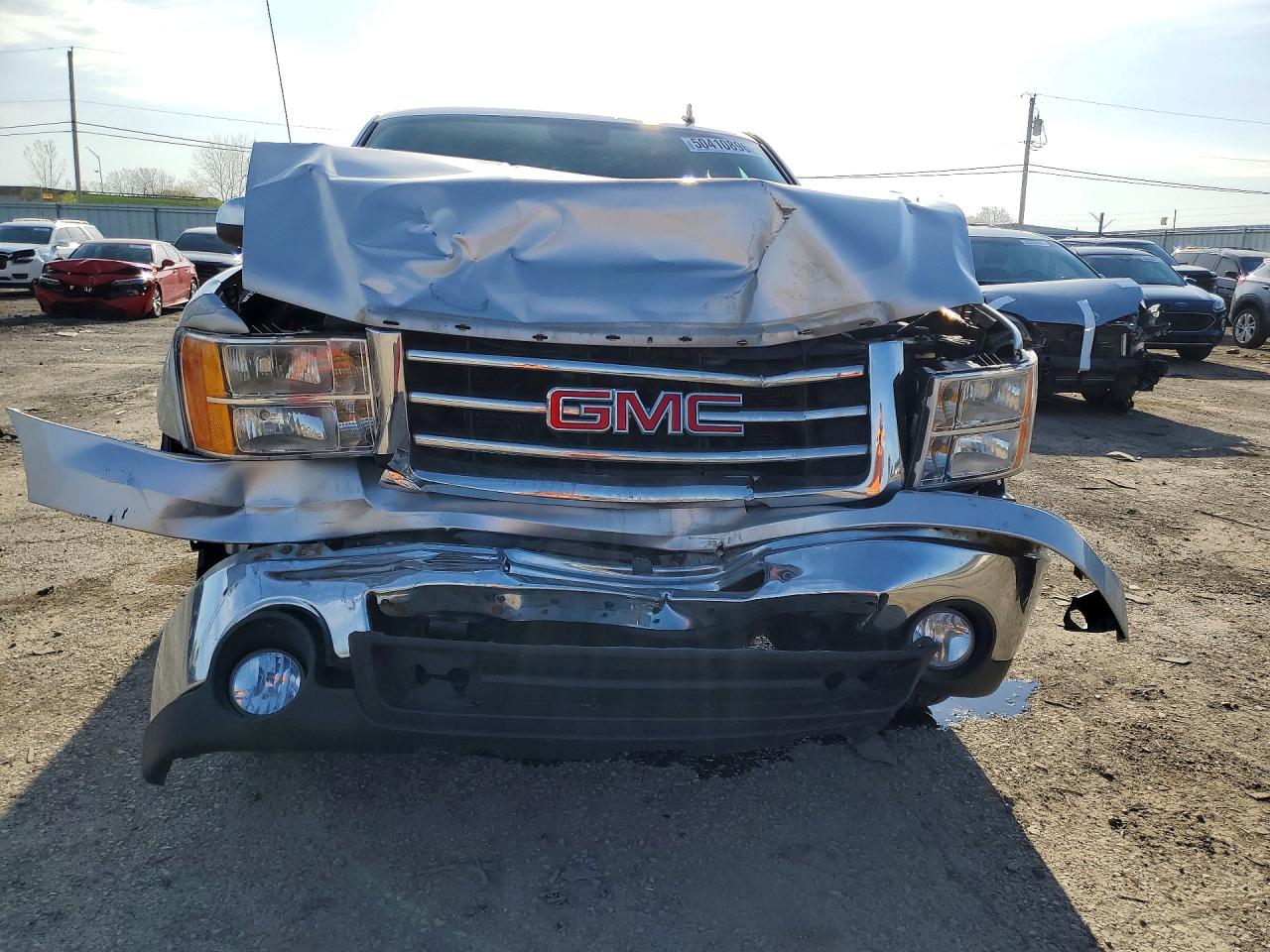 2012 Gmc Sierra K1500 Sle Silver vin: 1GTR2VE79CZ316713