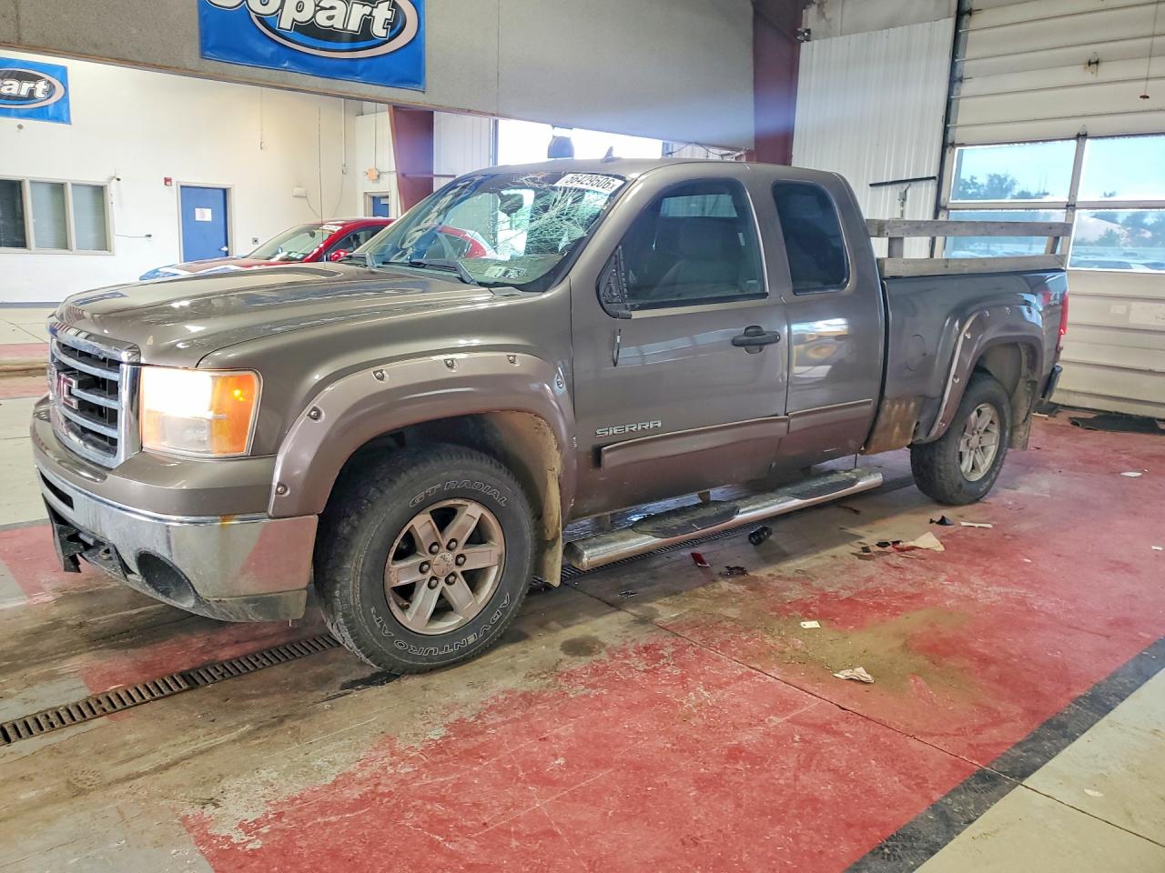 2013 Gmc Sierra K1500 Sle Gray vin: 1GTR2VE79DZ153806