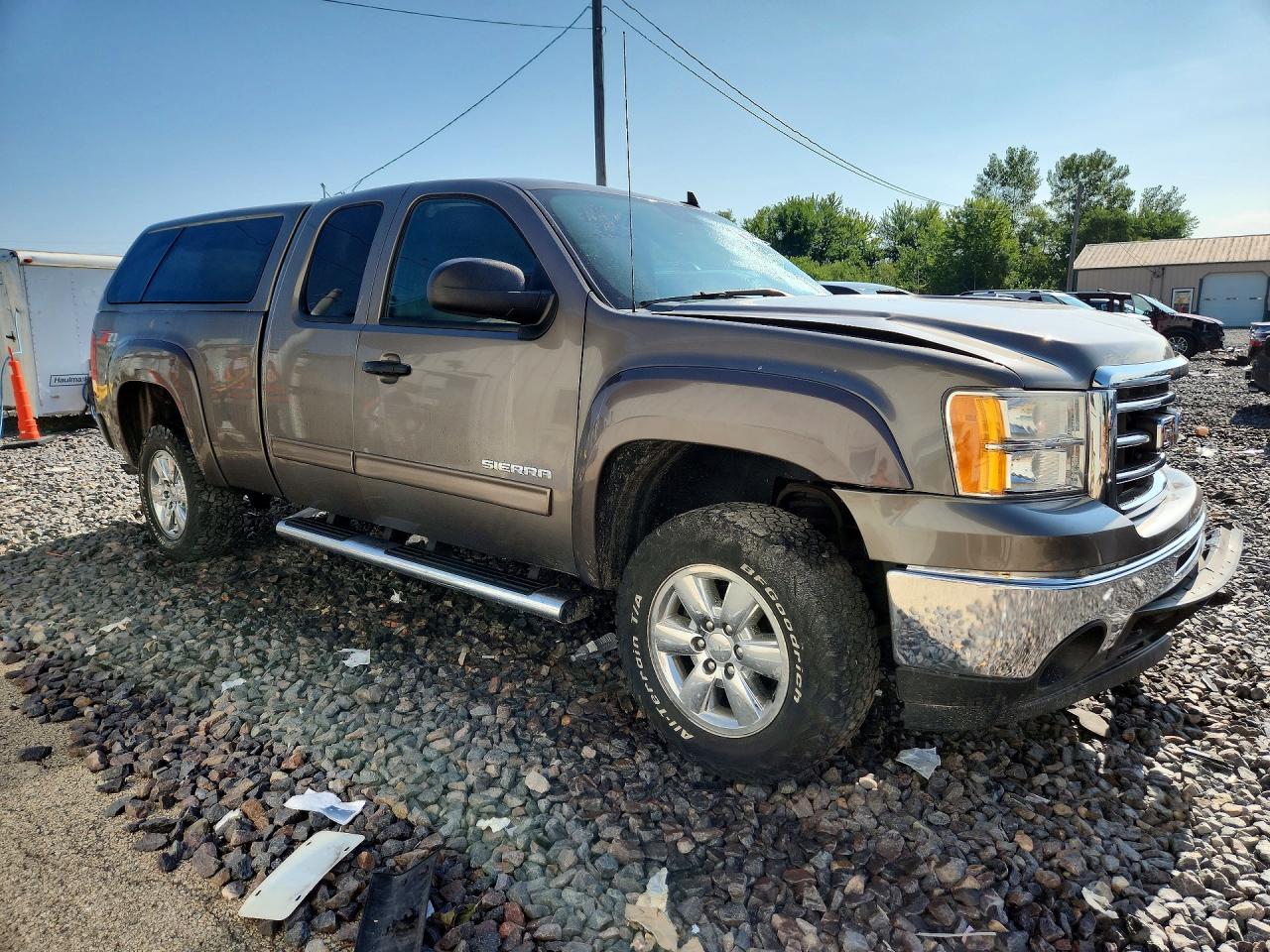 2013 Gmc Sierra K1500 Sle Gray vin: 1GTR2VE79DZ174526