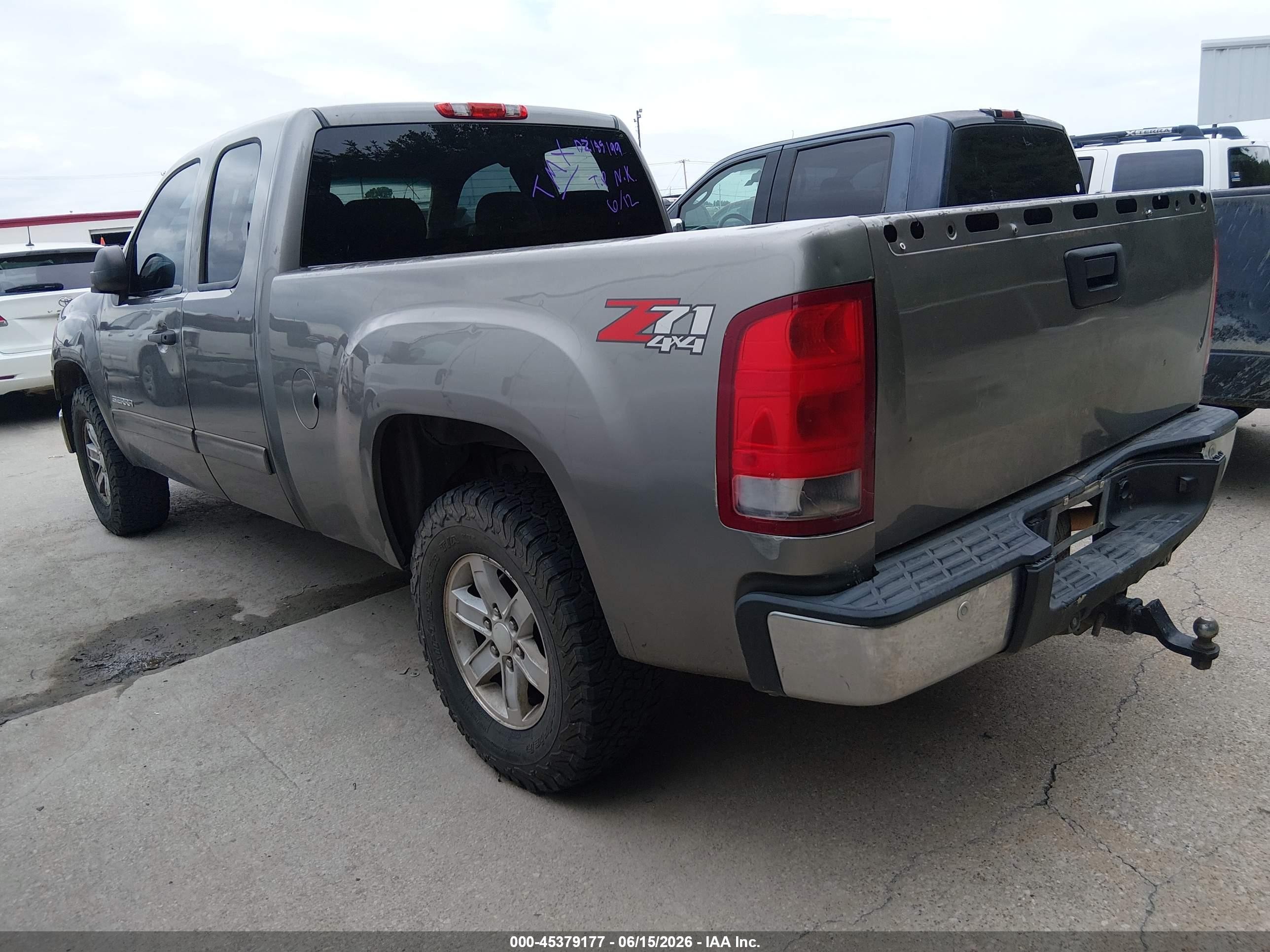 2013 Gmc Sierra 1500 Sle Gray vin: 1GTR2VE79DZ185199