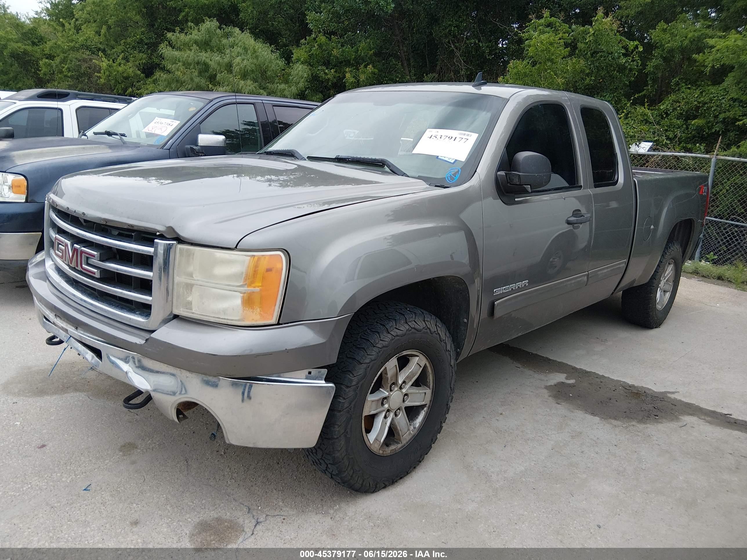 2013 Gmc Sierra 1500 Sle Gray vin: 1GTR2VE79DZ185199