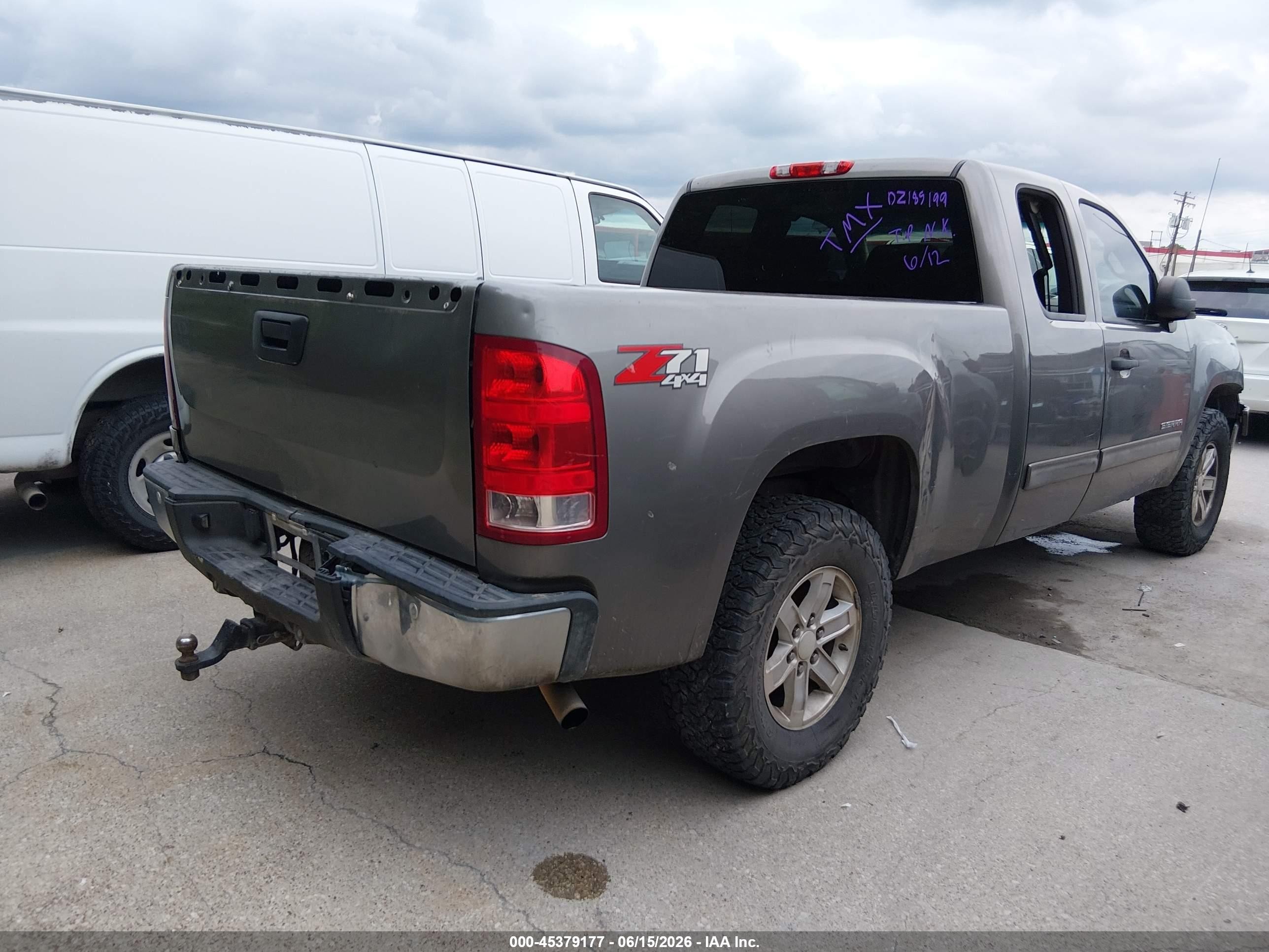 2013 Gmc Sierra 1500 Sle Gray vin: 1GTR2VE79DZ185199