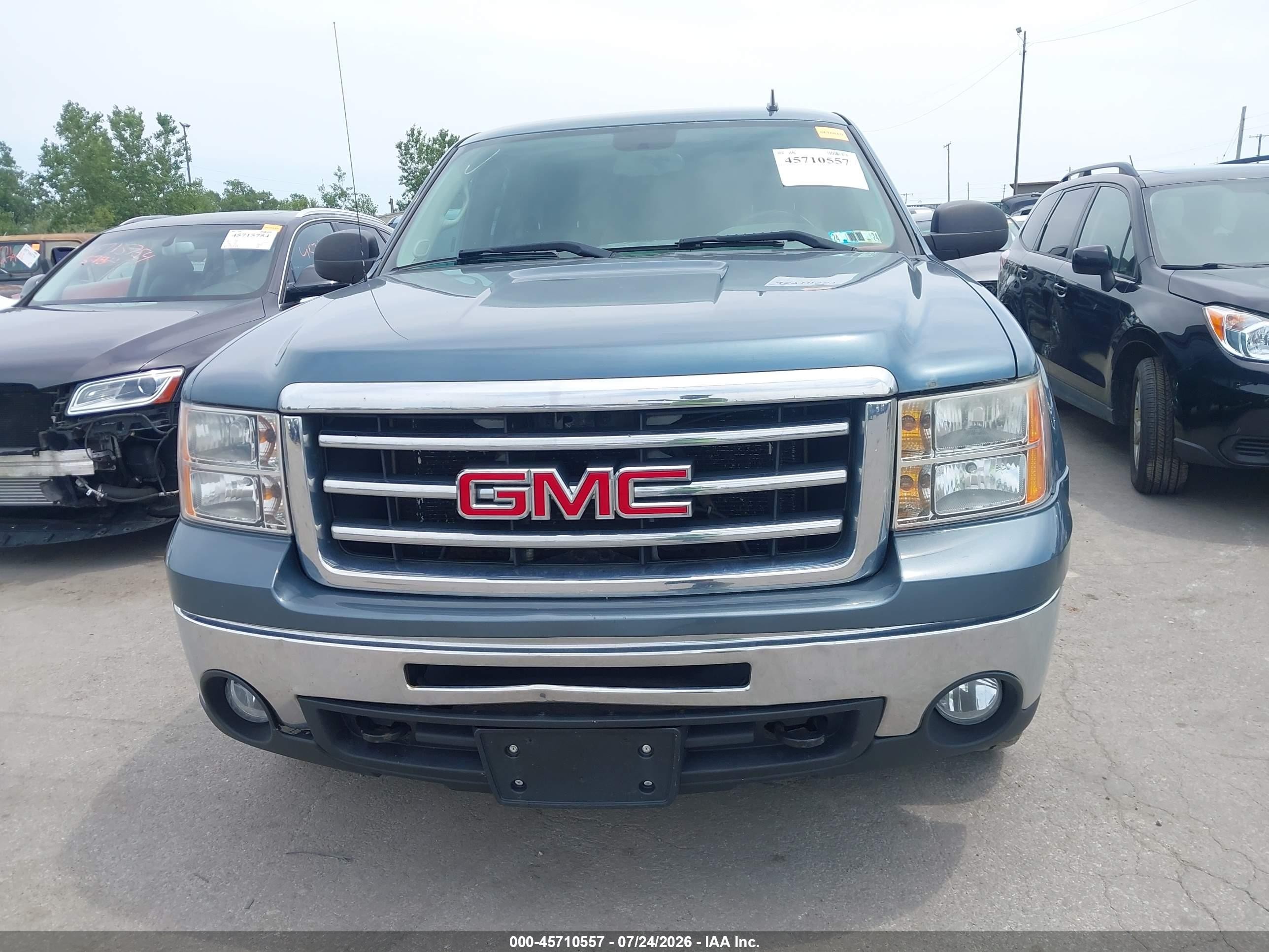 2013 Gmc Sierra 1500 Sle Синий vin: 1GTR2VE79DZ235535