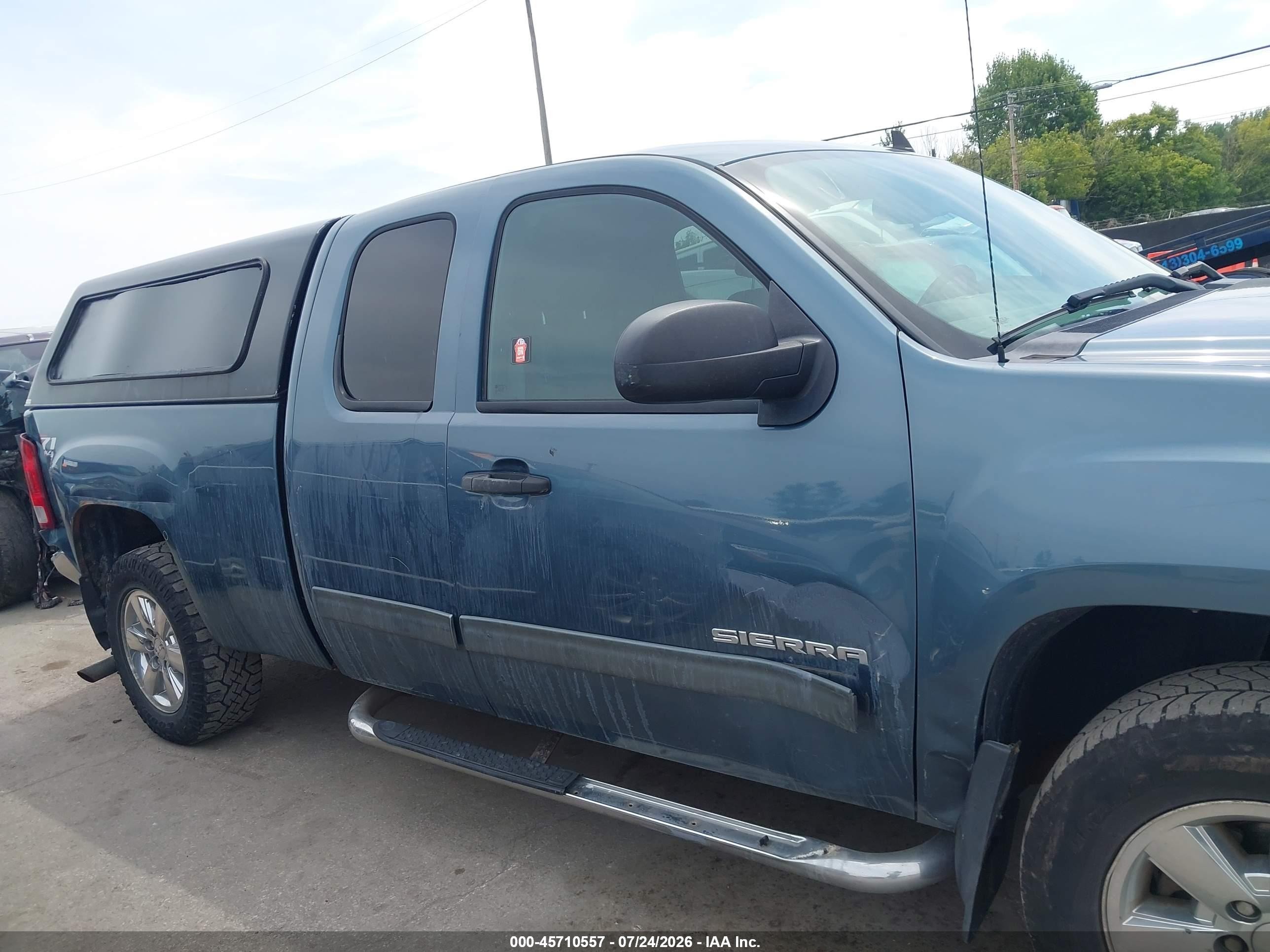 2013 Gmc Sierra 1500 Sle Синий vin: 1GTR2VE79DZ235535