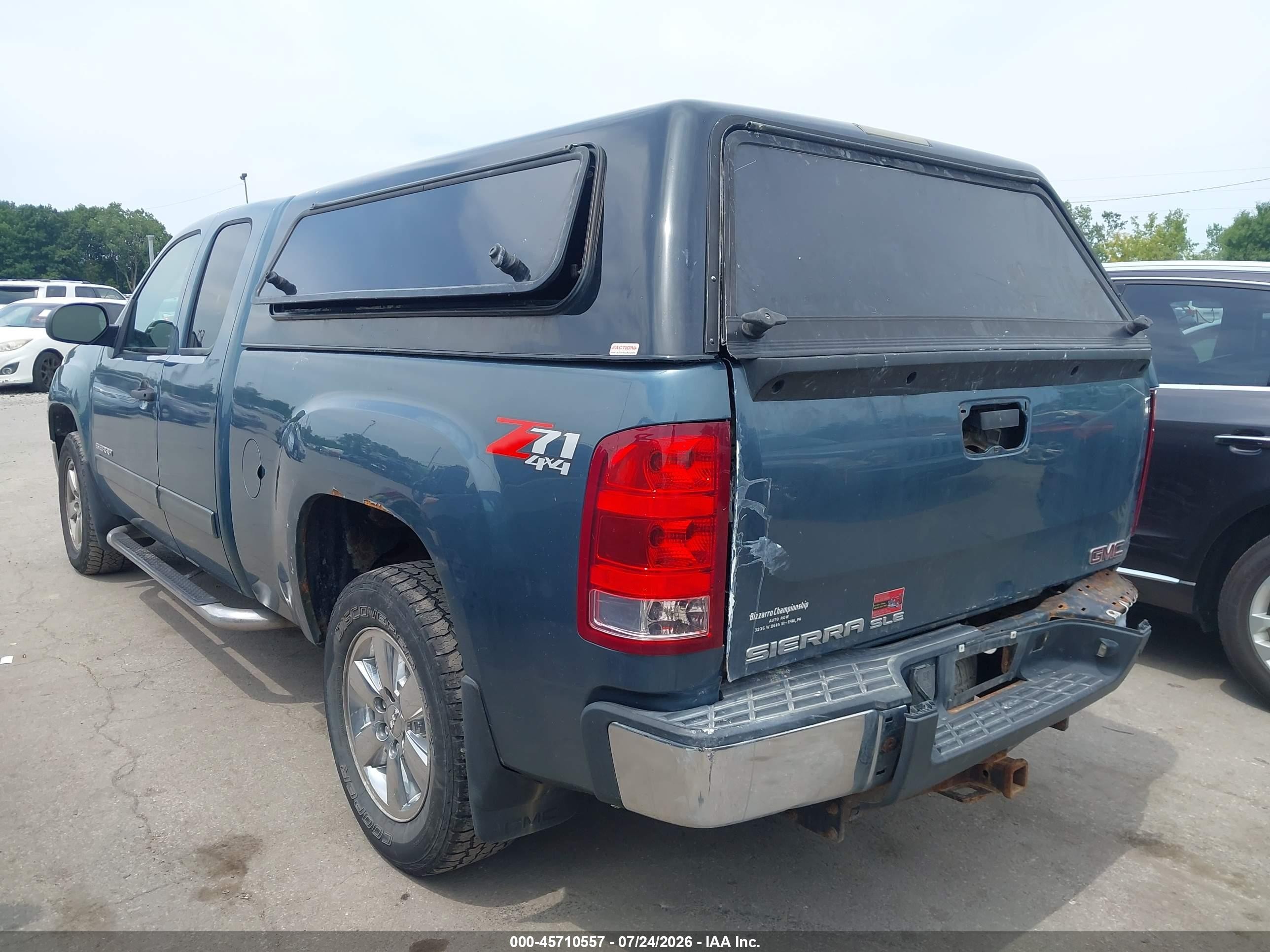 2013 Gmc Sierra 1500 Sle Синий vin: 1GTR2VE79DZ235535