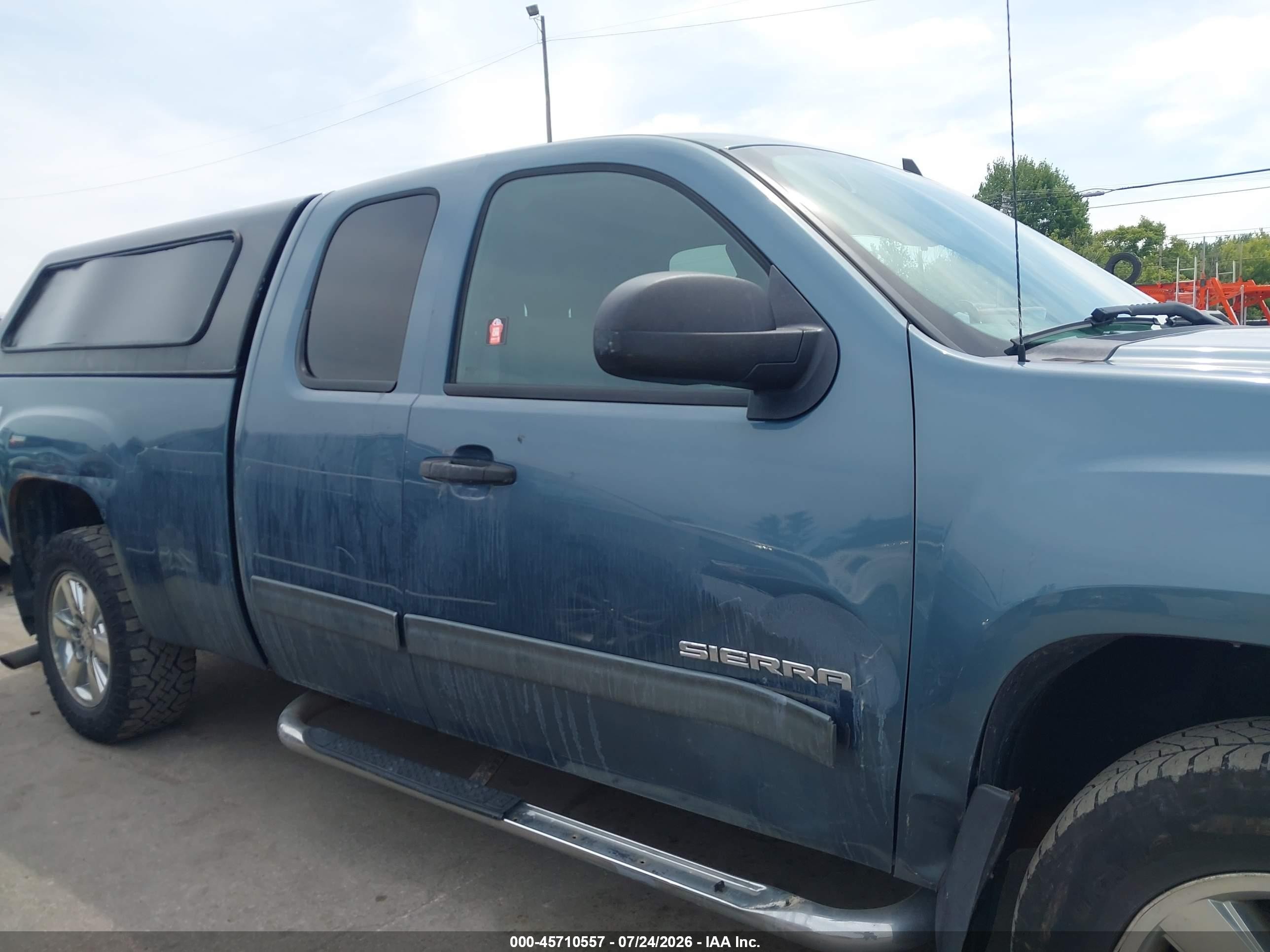 2013 Gmc Sierra 1500 Sle Синий vin: 1GTR2VE79DZ235535
