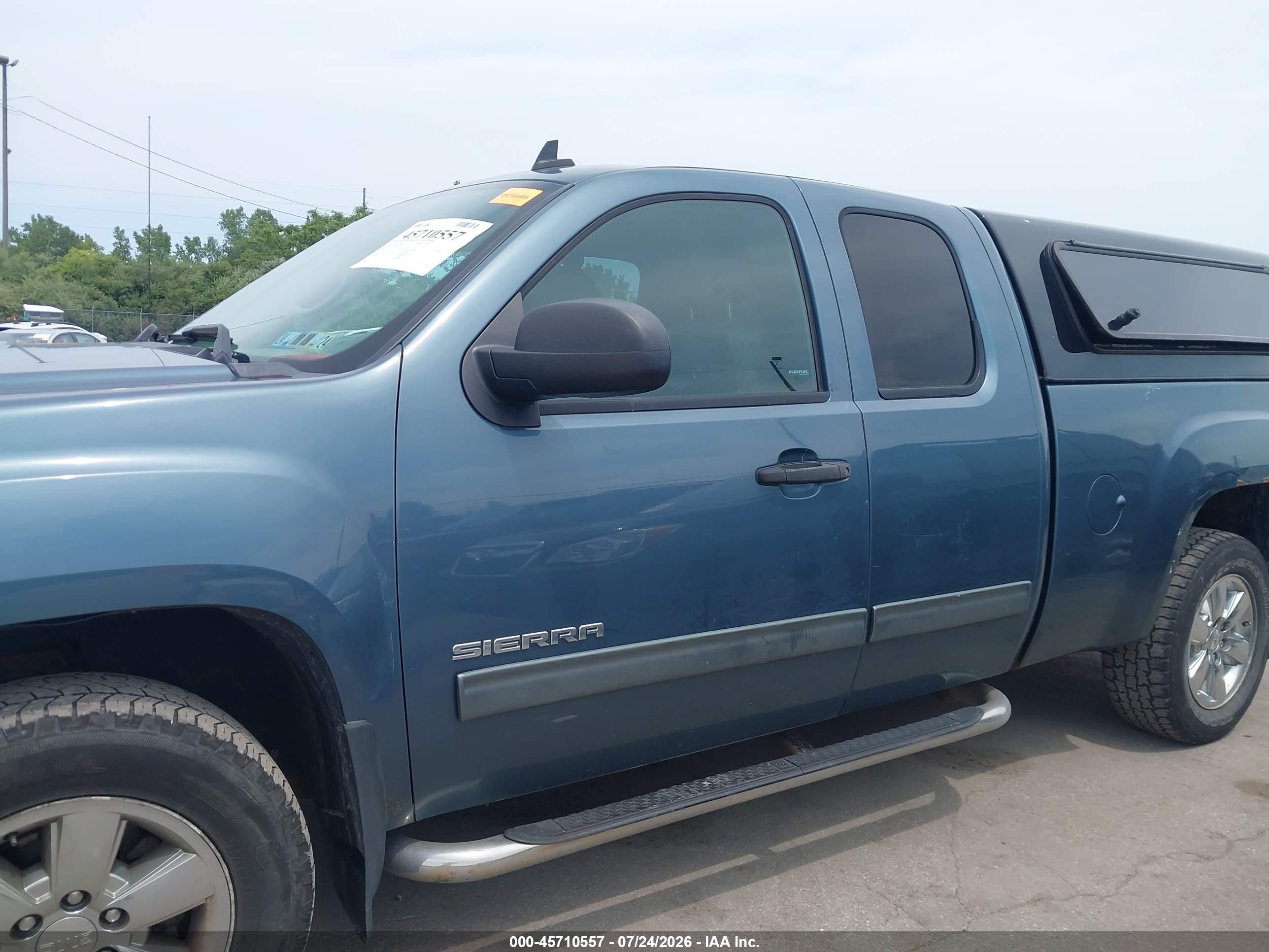2013 Gmc Sierra 1500 Sle Синий vin: 1GTR2VE79DZ235535
