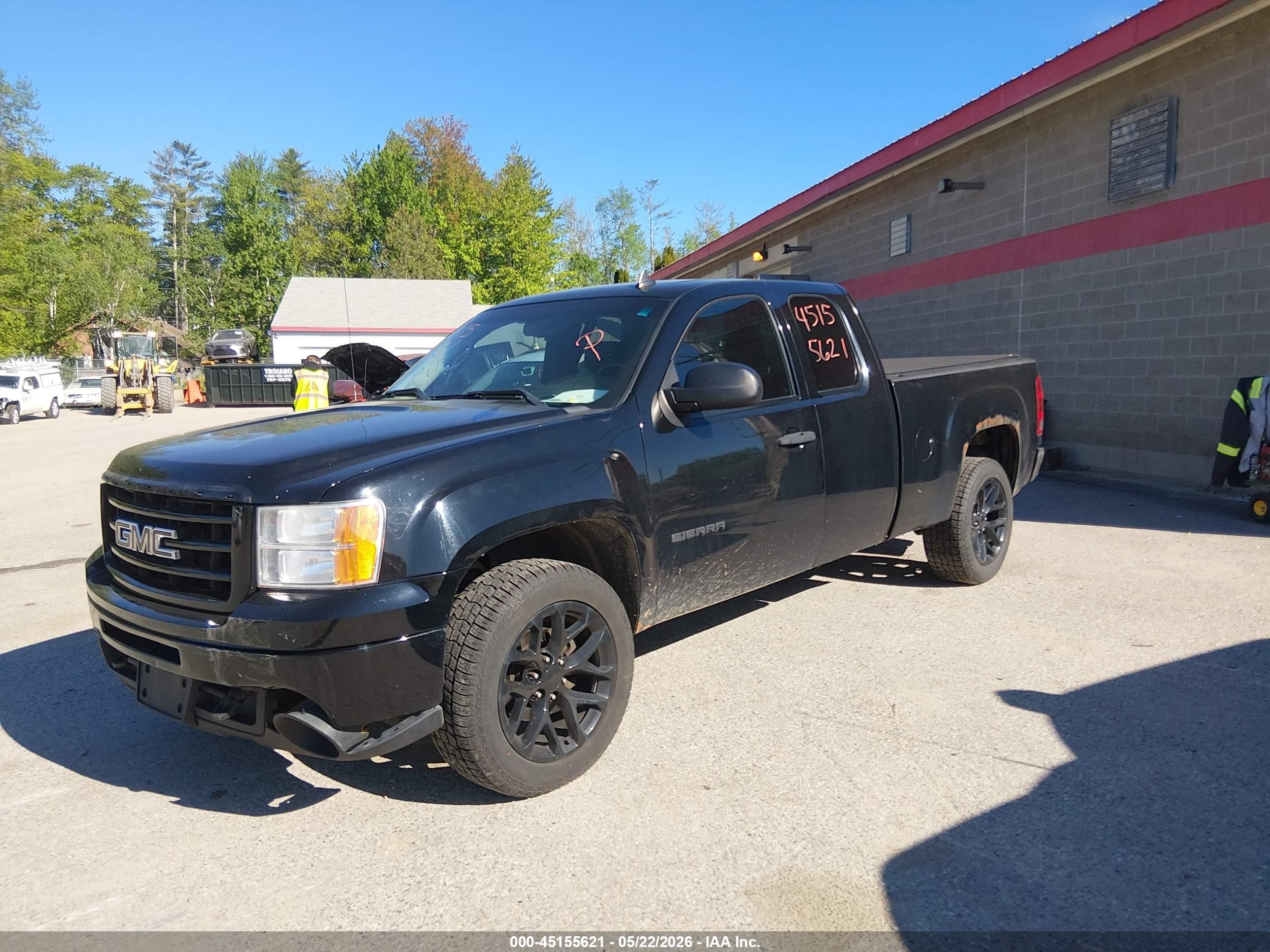 2013 Gmc Sierra 1500 Sle Black vin: 1GTR2VE79DZ297470