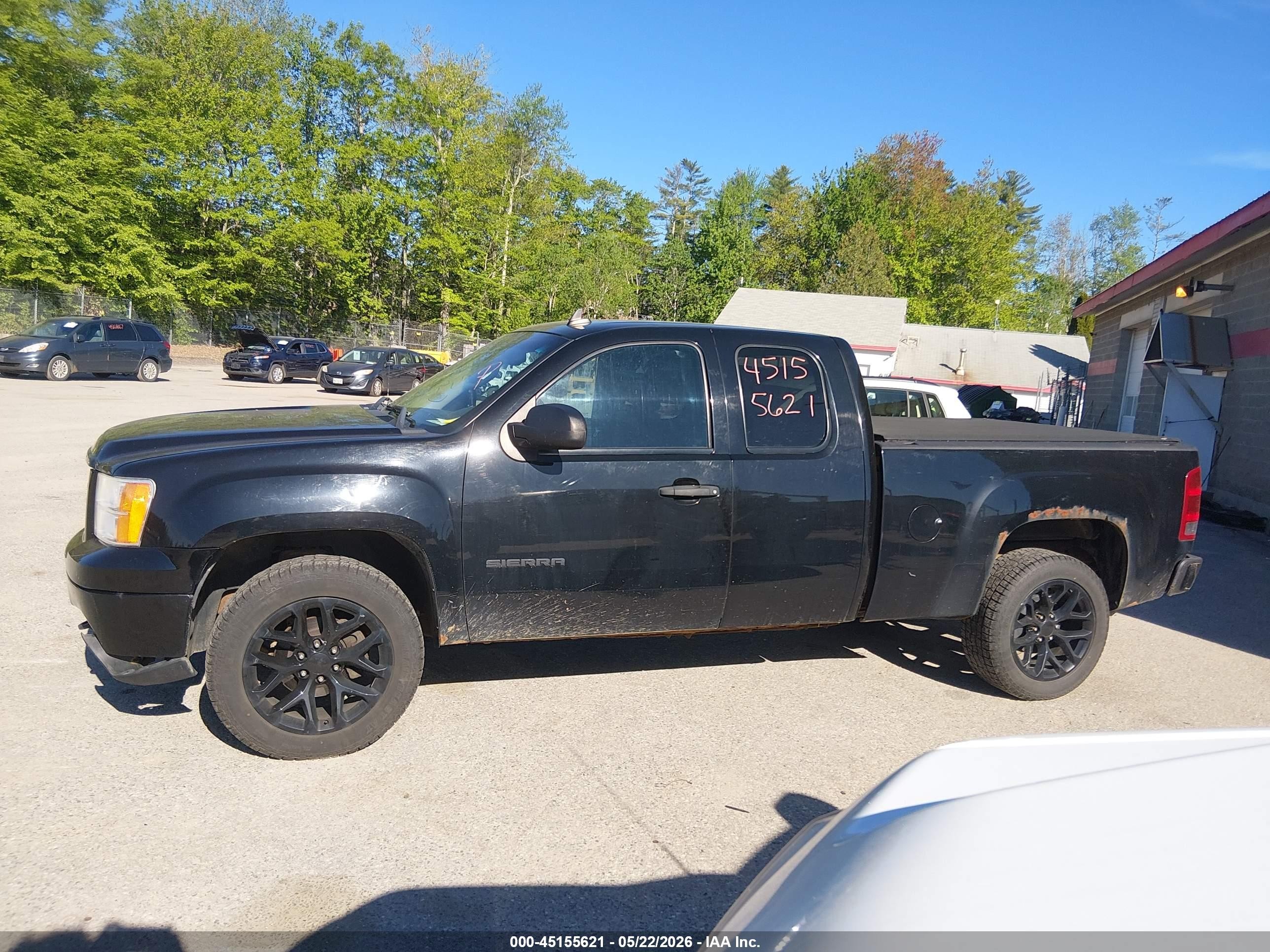 2013 Gmc Sierra 1500 Sle Black vin: 1GTR2VE79DZ297470