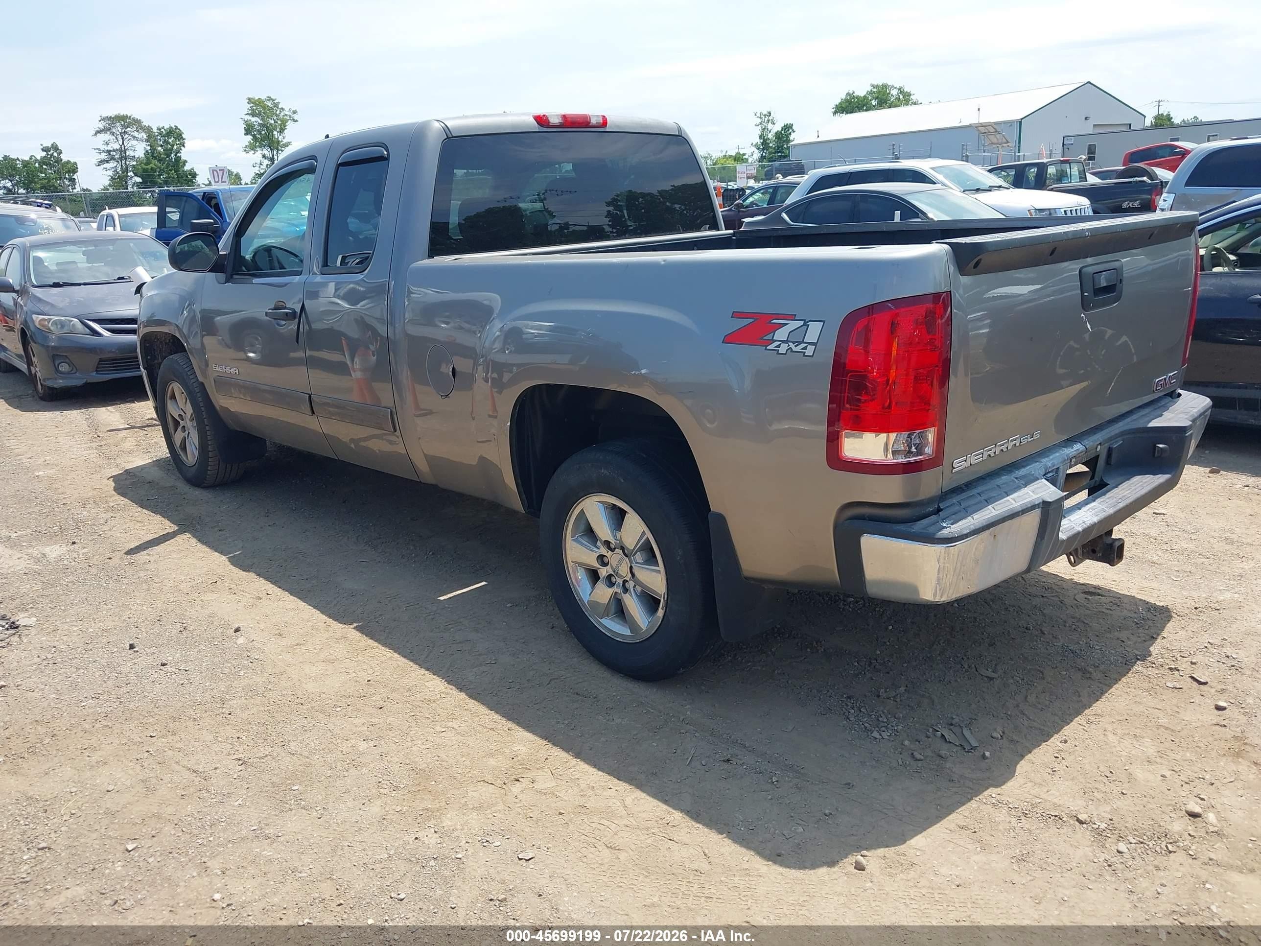 2013 Gmc Sierra 1500 Sle Gray vin: 1GTR2VE79DZ375018
