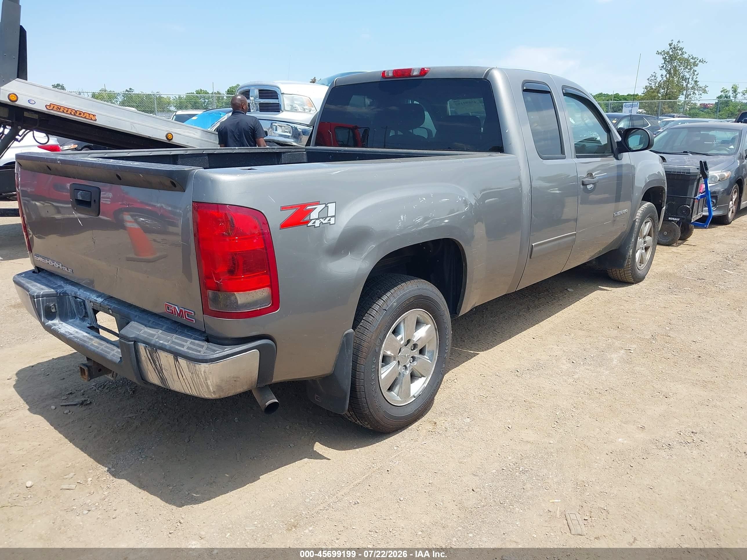 2013 Gmc Sierra 1500 Sle Gray vin: 1GTR2VE79DZ375018