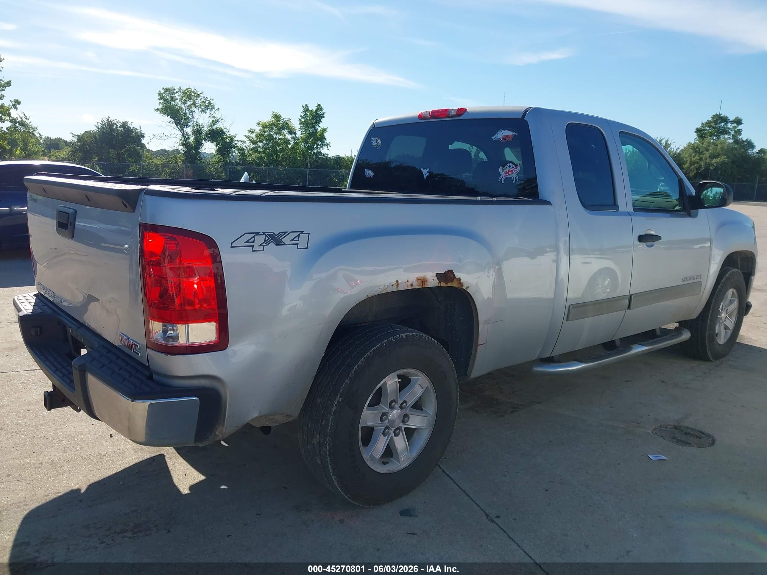 2013 Gmc Sierra 1500 Sle Silver vin: 1GTR2VE79DZ407885