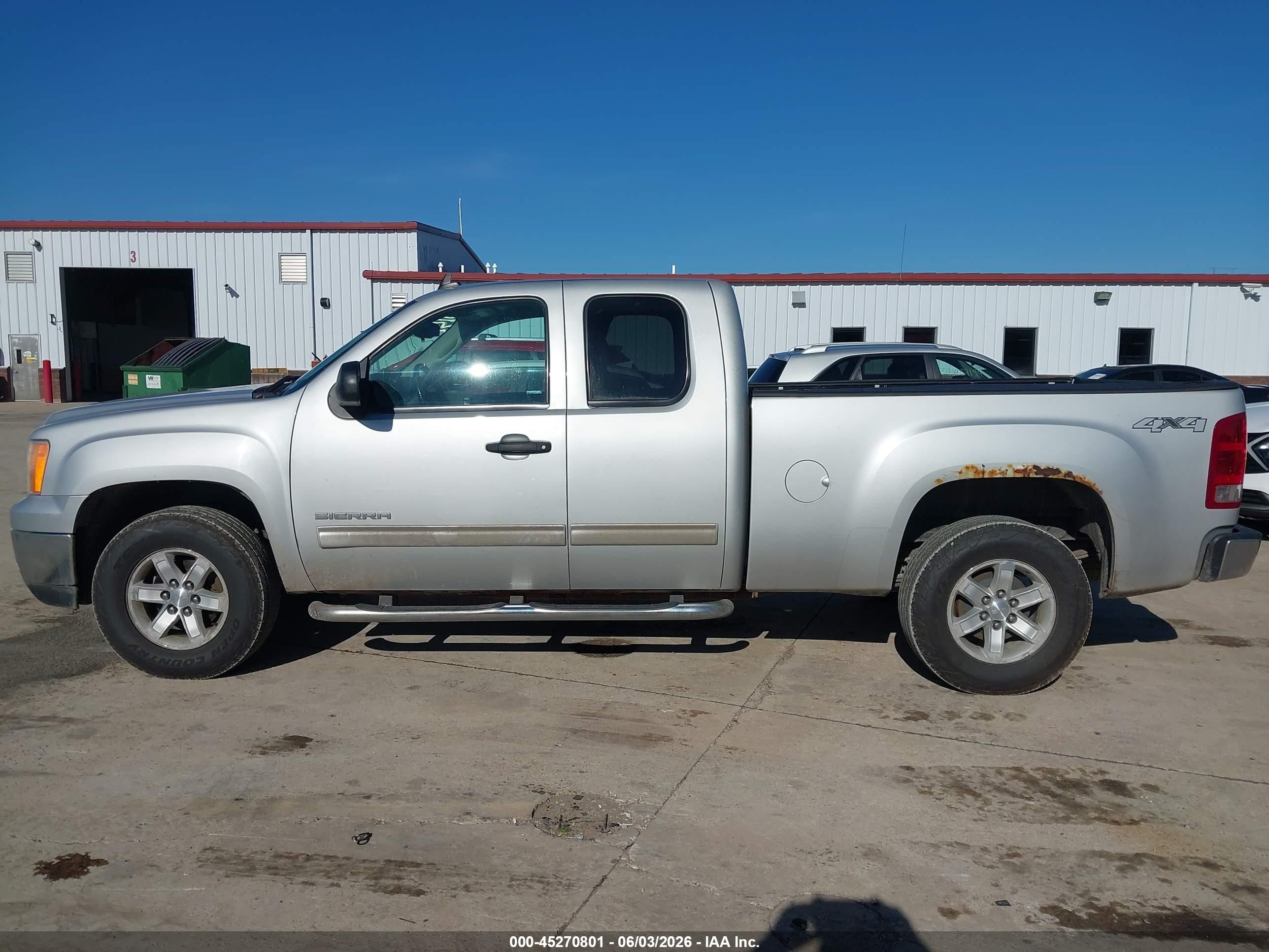 2013 Gmc Sierra 1500 Sle Silver vin: 1GTR2VE79DZ407885