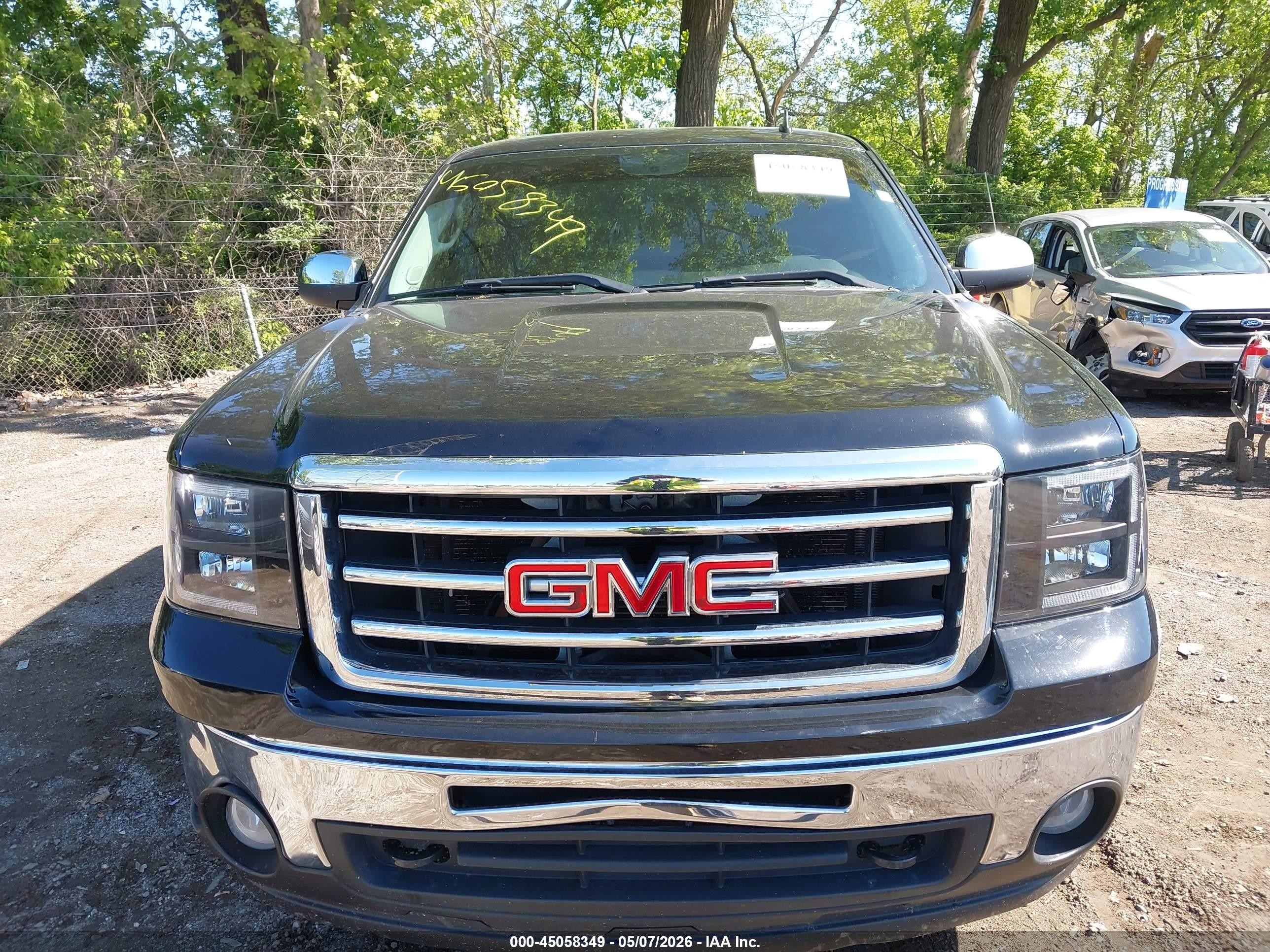 2012 Gmc Sierra 1500 Sle Black vin: 1GTR2VE7XCZ255050
