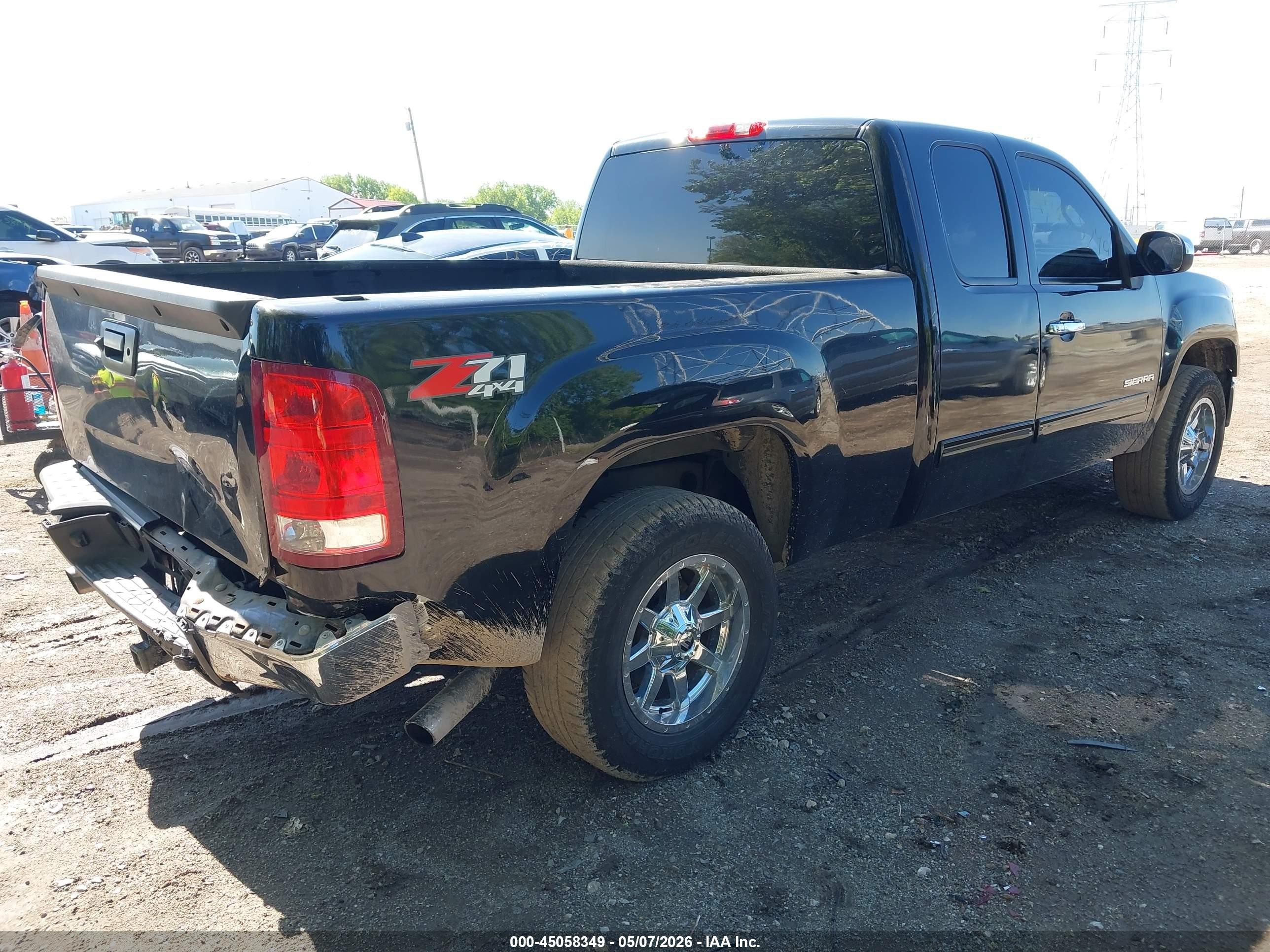 2012 Gmc Sierra 1500 Sle Black vin: 1GTR2VE7XCZ255050