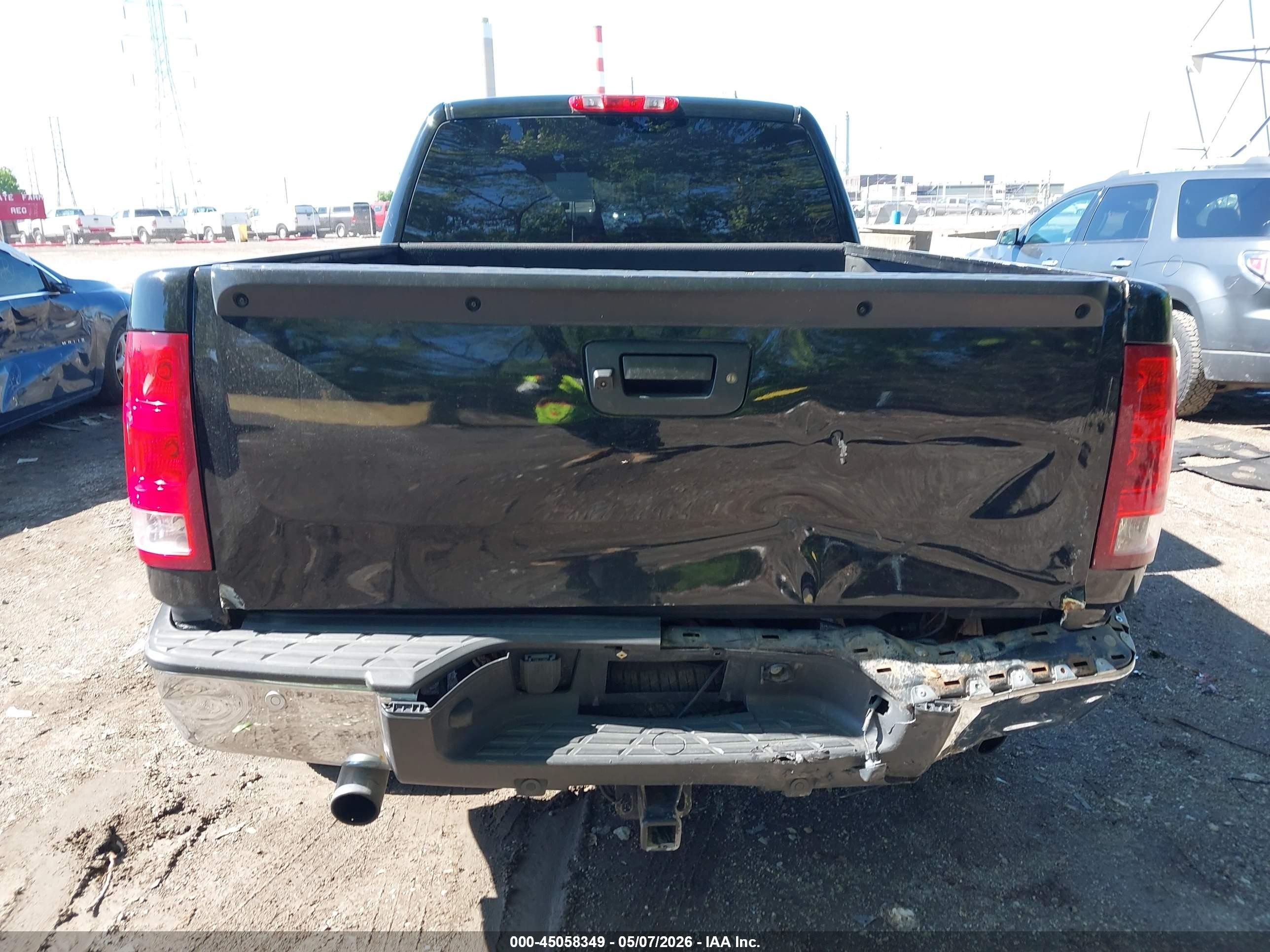 2012 Gmc Sierra 1500 Sle Black vin: 1GTR2VE7XCZ255050