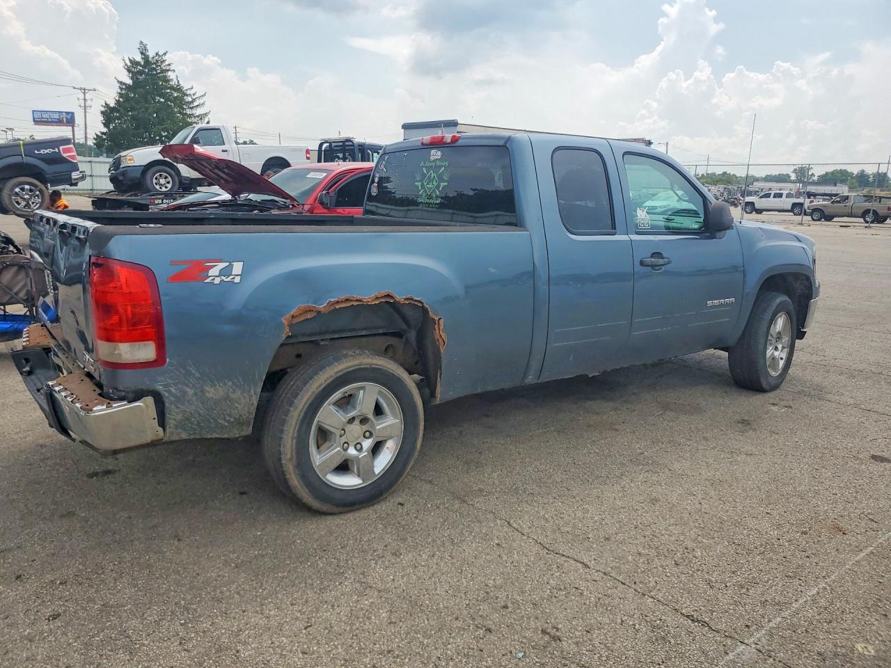 2012 Gmc Sierra K1500 Sle Blue vin: 1GTR2VE7XCZ342883