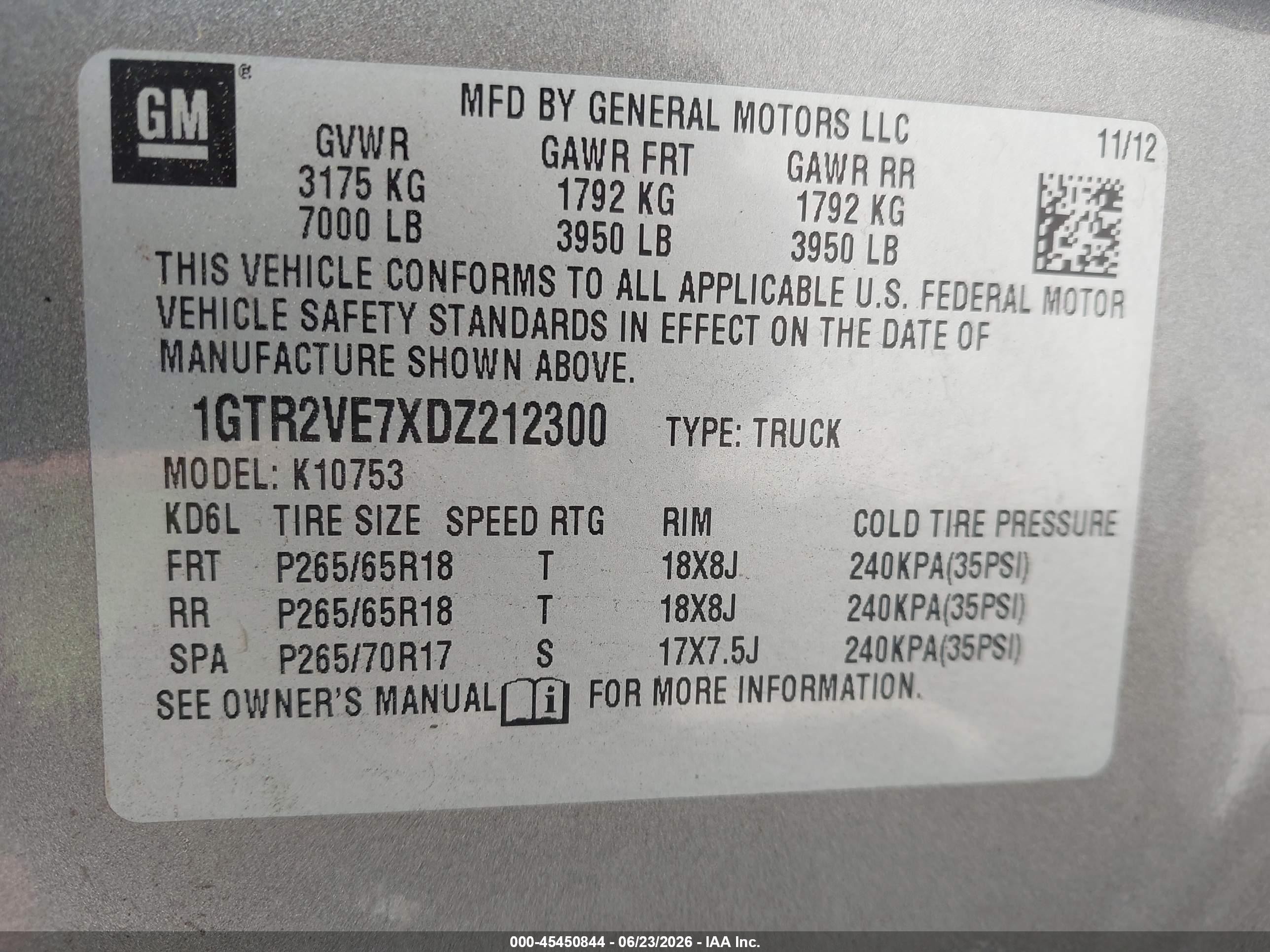2013 Gmc Sierra 1500 Sle Gray vin: 1GTR2VE7XDZ212300