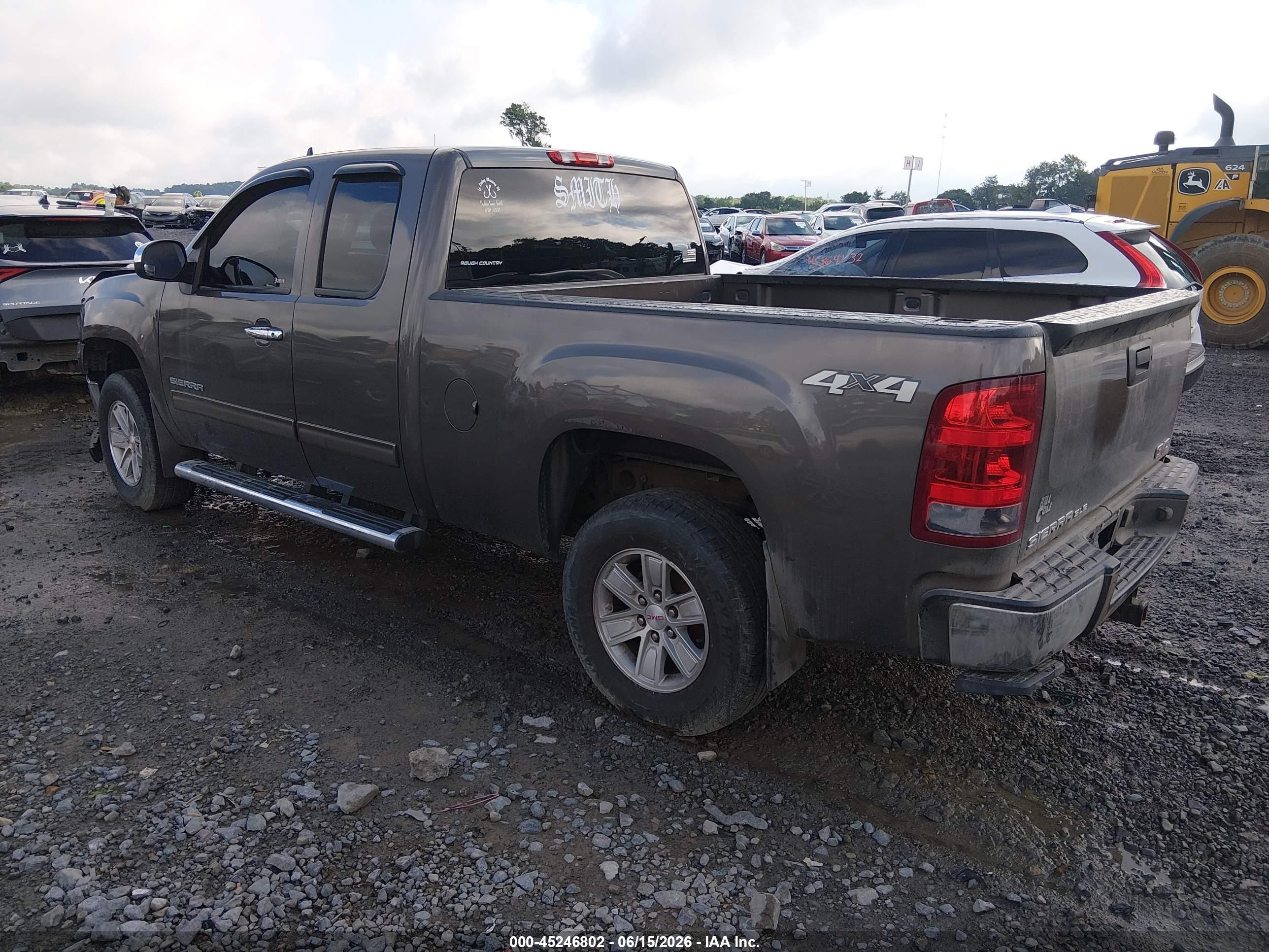 2013 Gmc Sierra 1500 Sle Gray vin: 1GTR2VE7XDZ217707