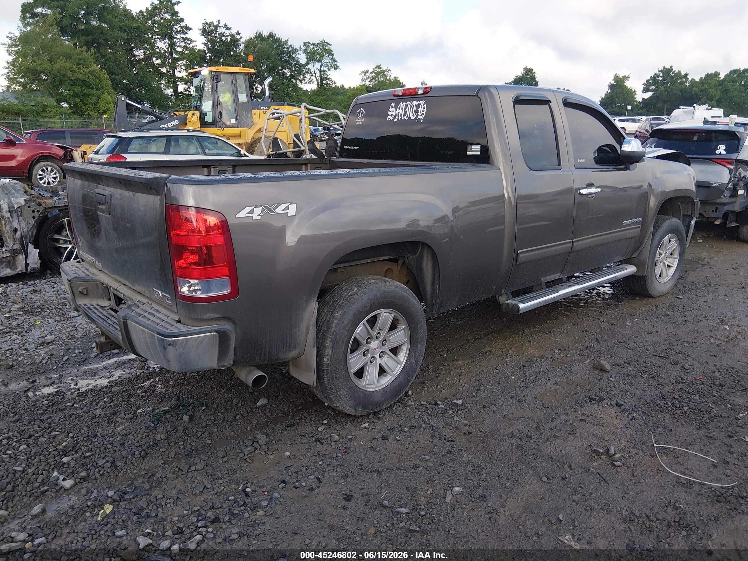 2013 Gmc Sierra 1500 Sle Gray vin: 1GTR2VE7XDZ217707