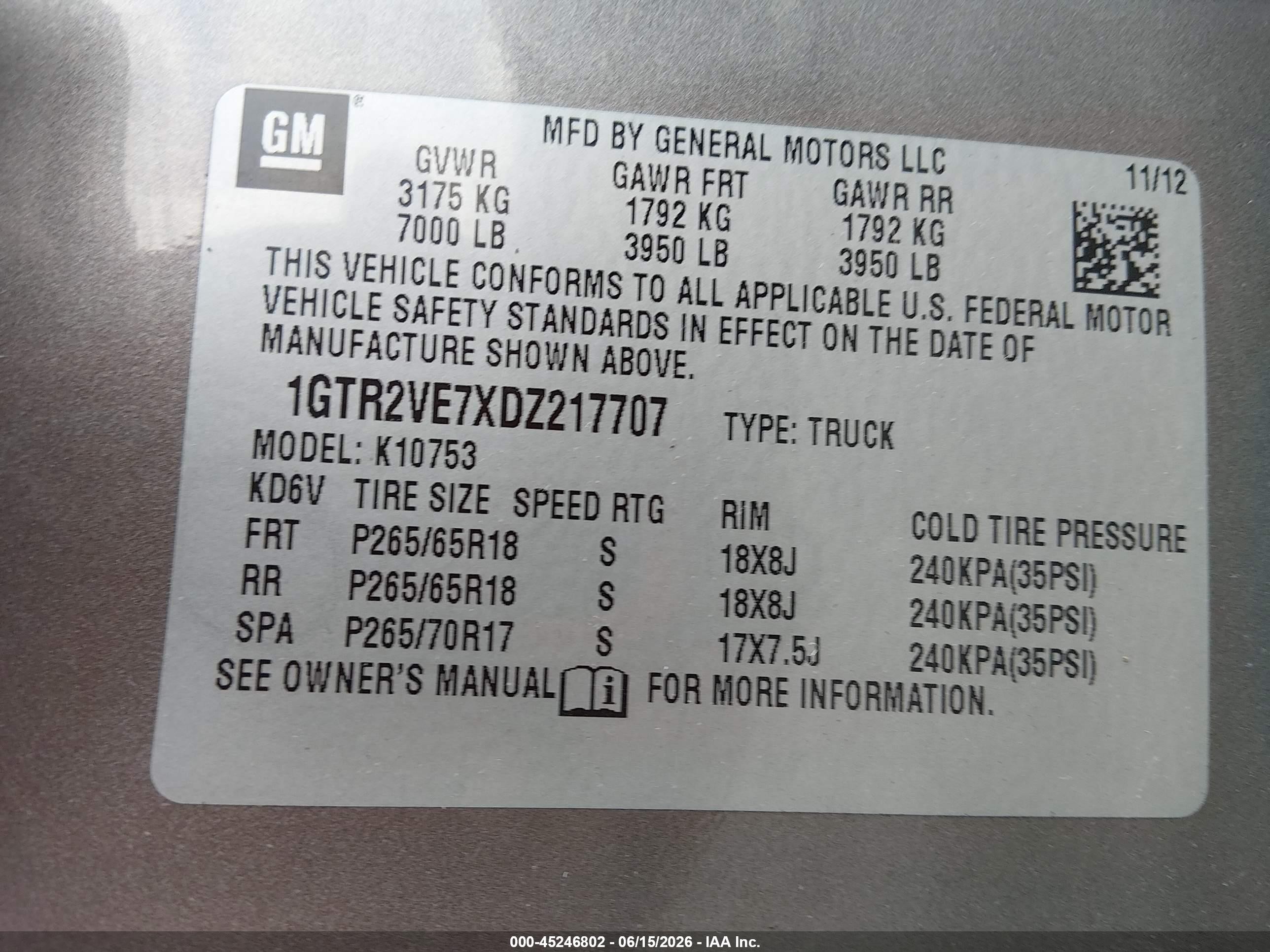 2013 Gmc Sierra 1500 Sle Gray vin: 1GTR2VE7XDZ217707