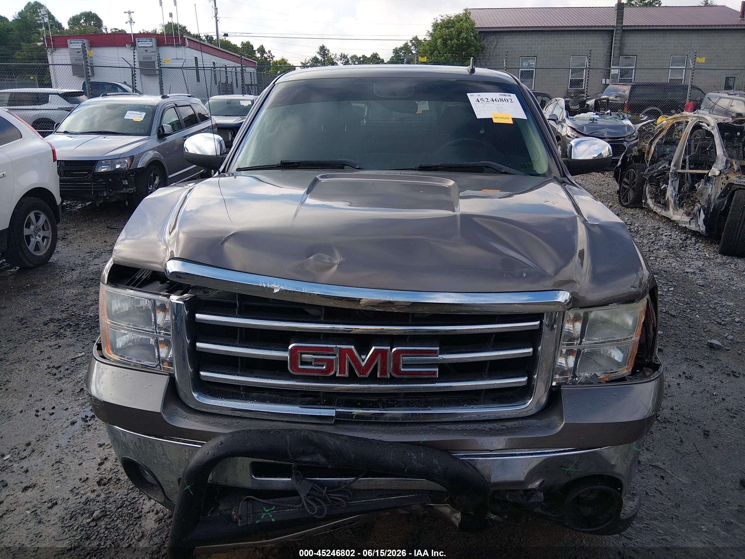 2013 Gmc Sierra 1500 Sle Gray vin: 1GTR2VE7XDZ217707