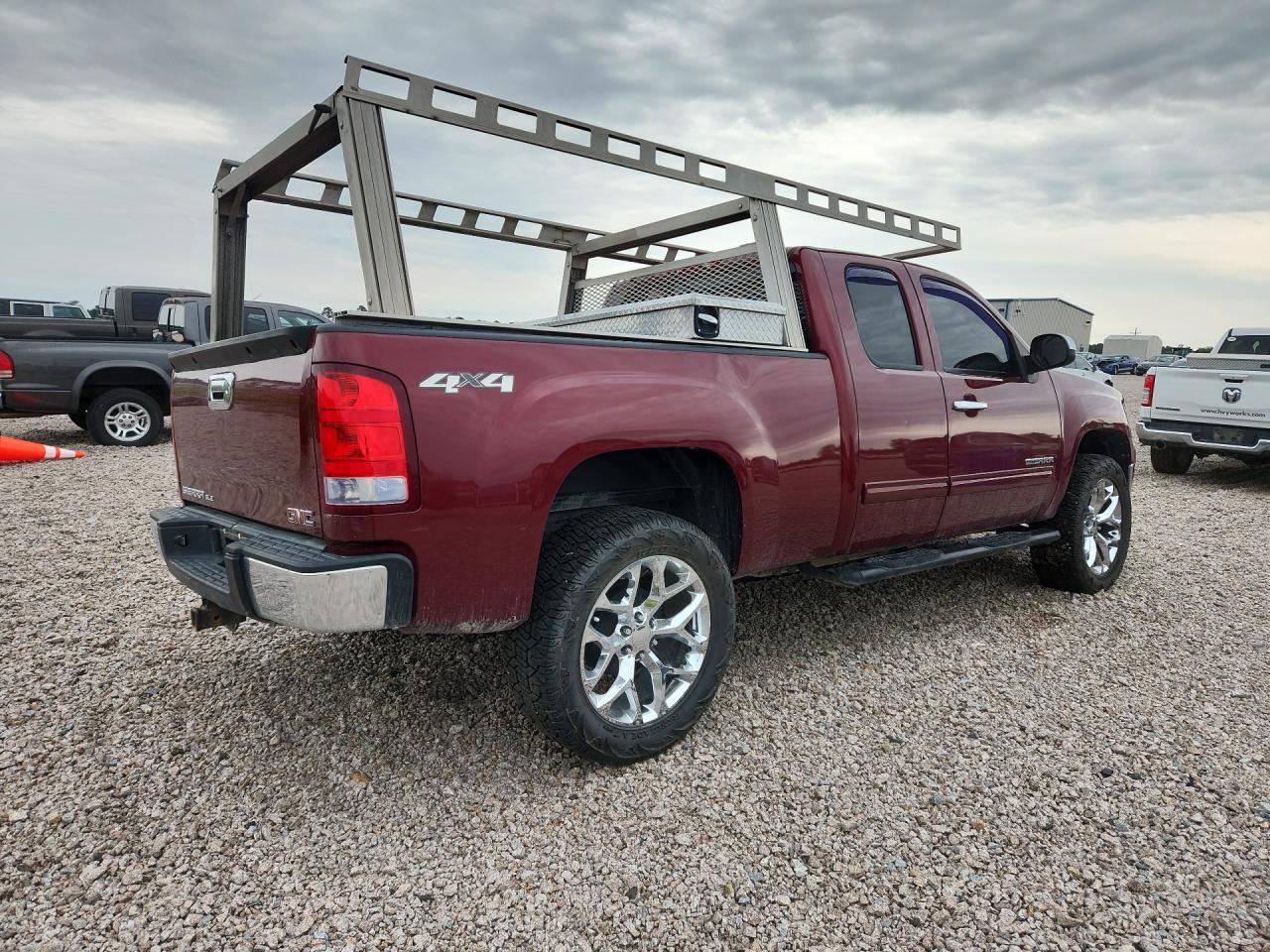 2013 Gmc Sierra K1500 Sle Red vin: 1GTR2VE7XDZ253946