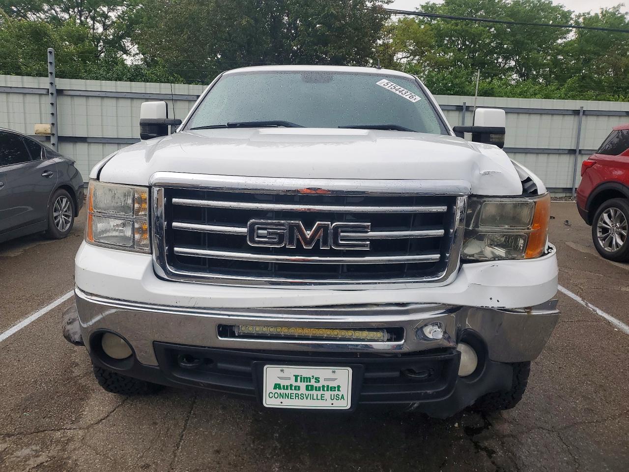 2013 Gmc Sierra K1500 Sle White vin: 1GTR2VE7XDZ303826