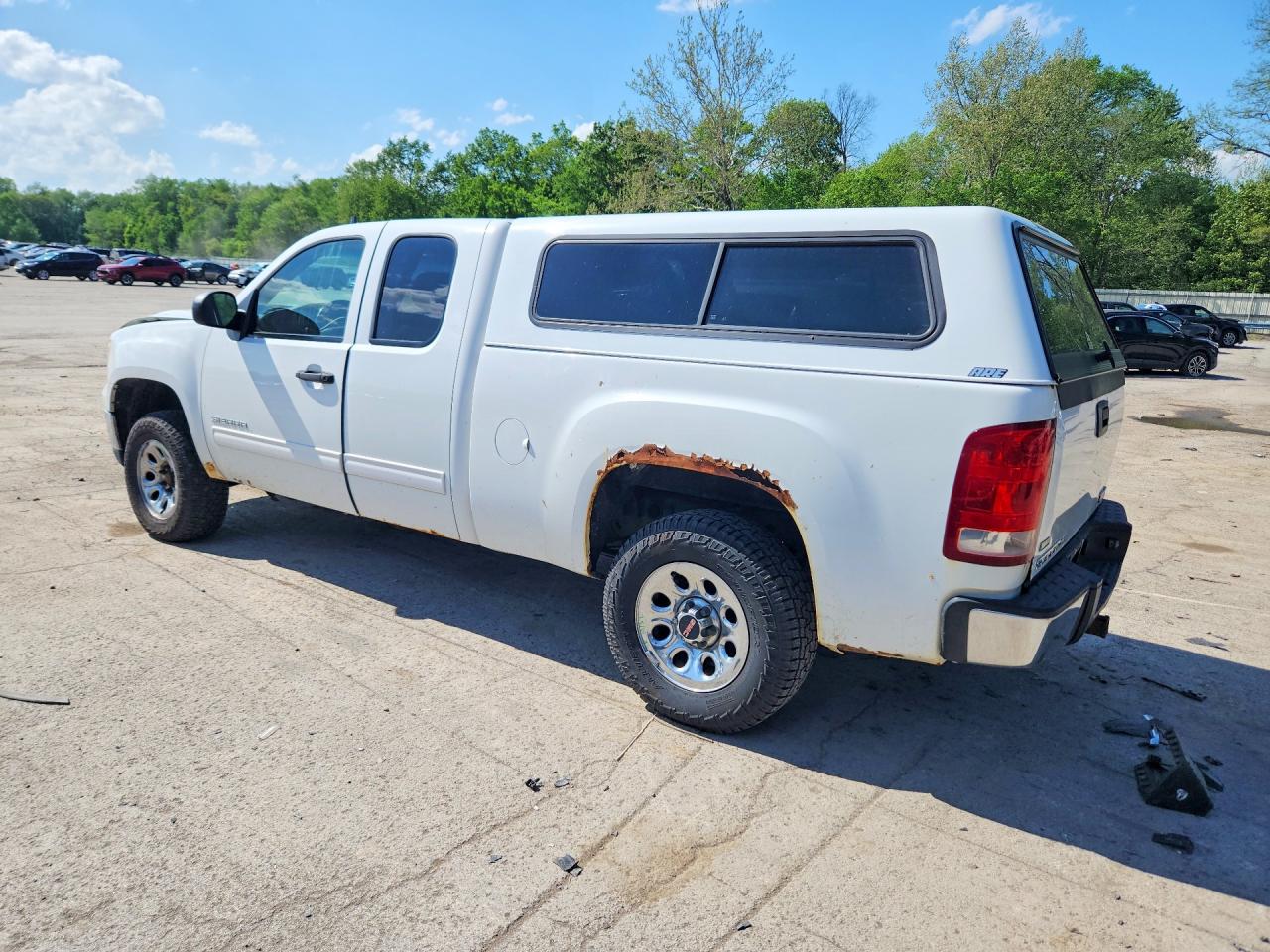 2011 Gmc Sierra K1500 Sle White vin: 1GTR2VEA1BZ137074