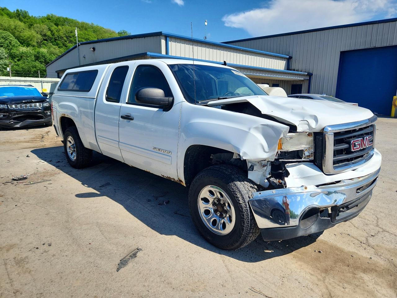 2011 Gmc Sierra K1500 Sle White vin: 1GTR2VEA1BZ137074