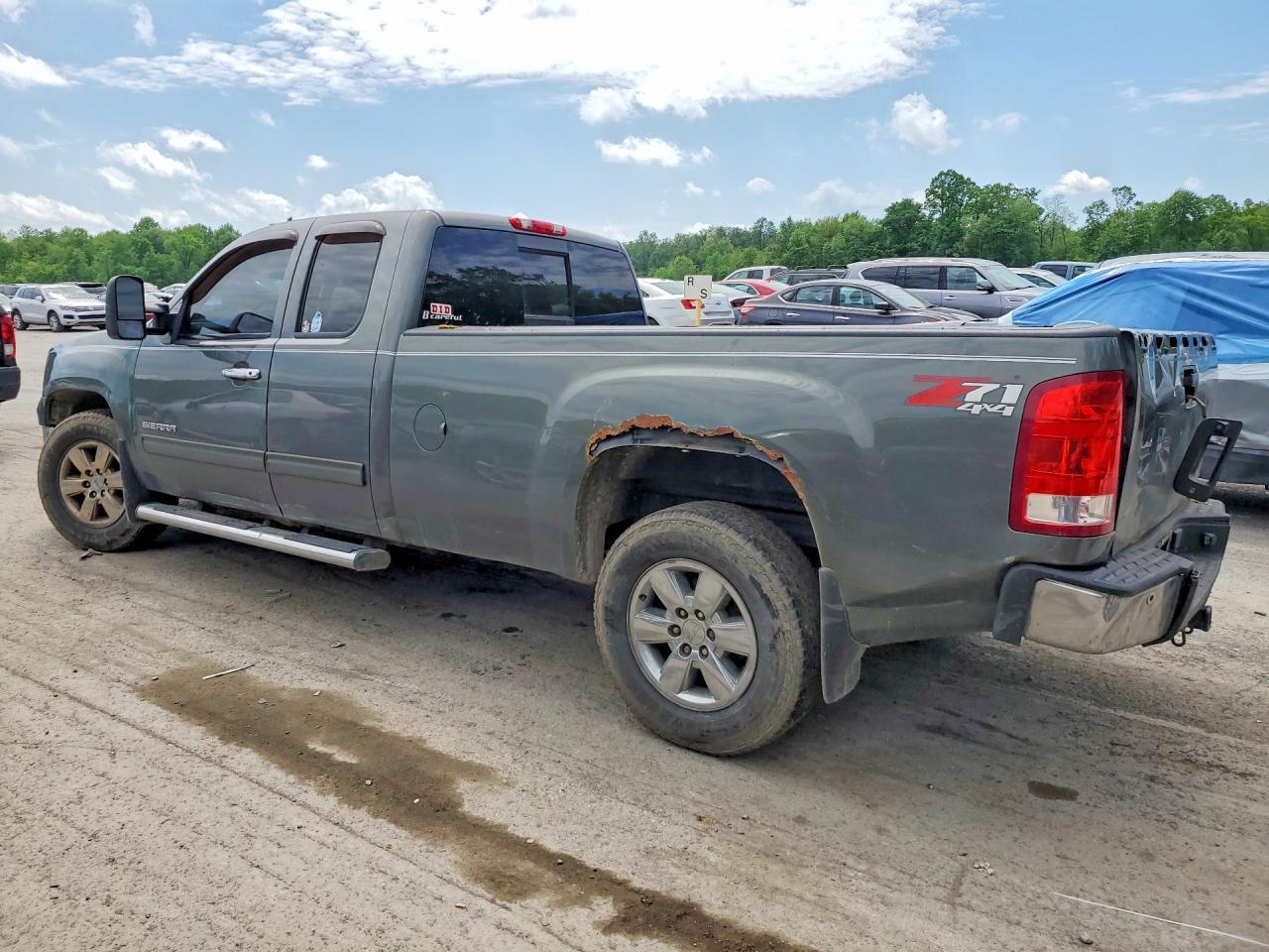 2011 Gmc Sierra K1500 Slt Blue vin: 1GTR2WE06BZ278817