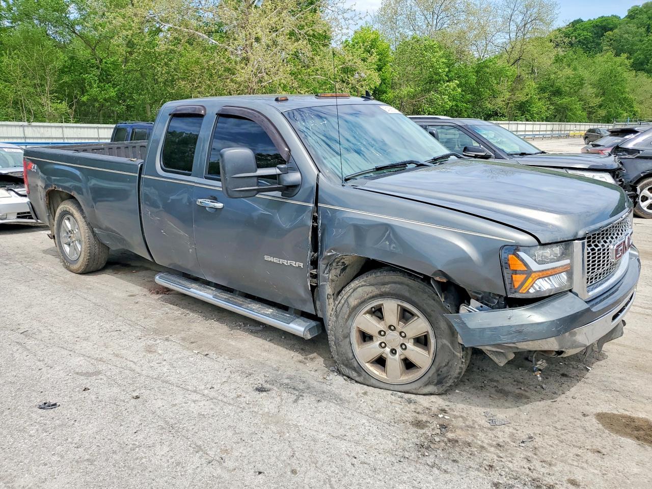 2011 Gmc Sierra K1500 Slt Blue vin: 1GTR2WE06BZ278817