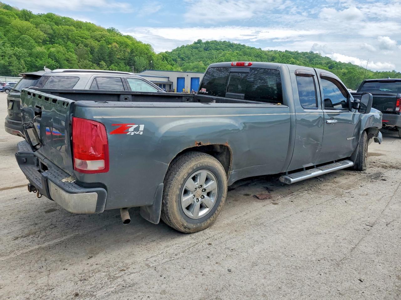2011 Gmc Sierra K1500 Slt Blue vin: 1GTR2WE06BZ278817