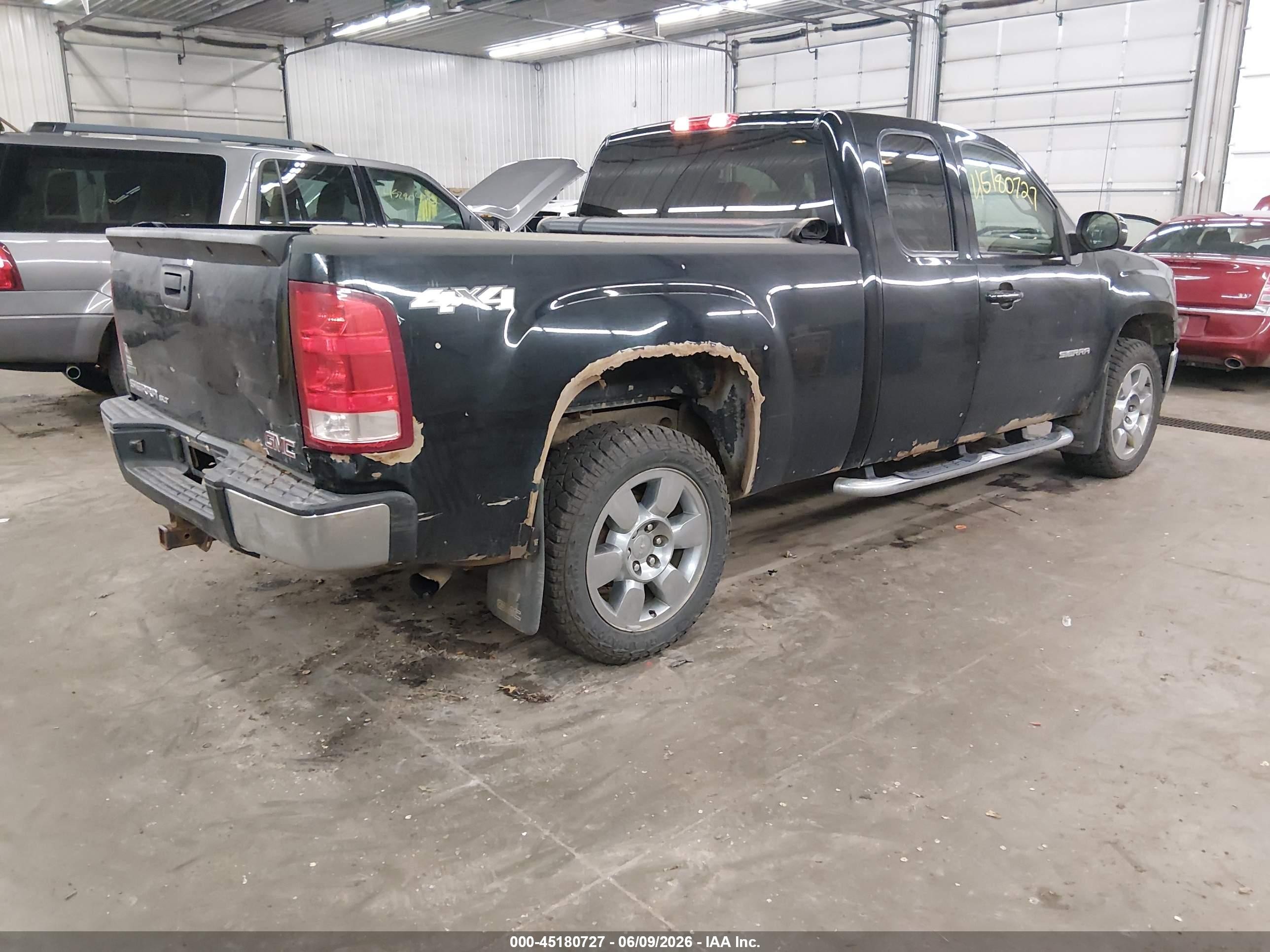 2011 Gmc Sierra 1500 Slt Black vin: 1GTR2WE30BZ379555