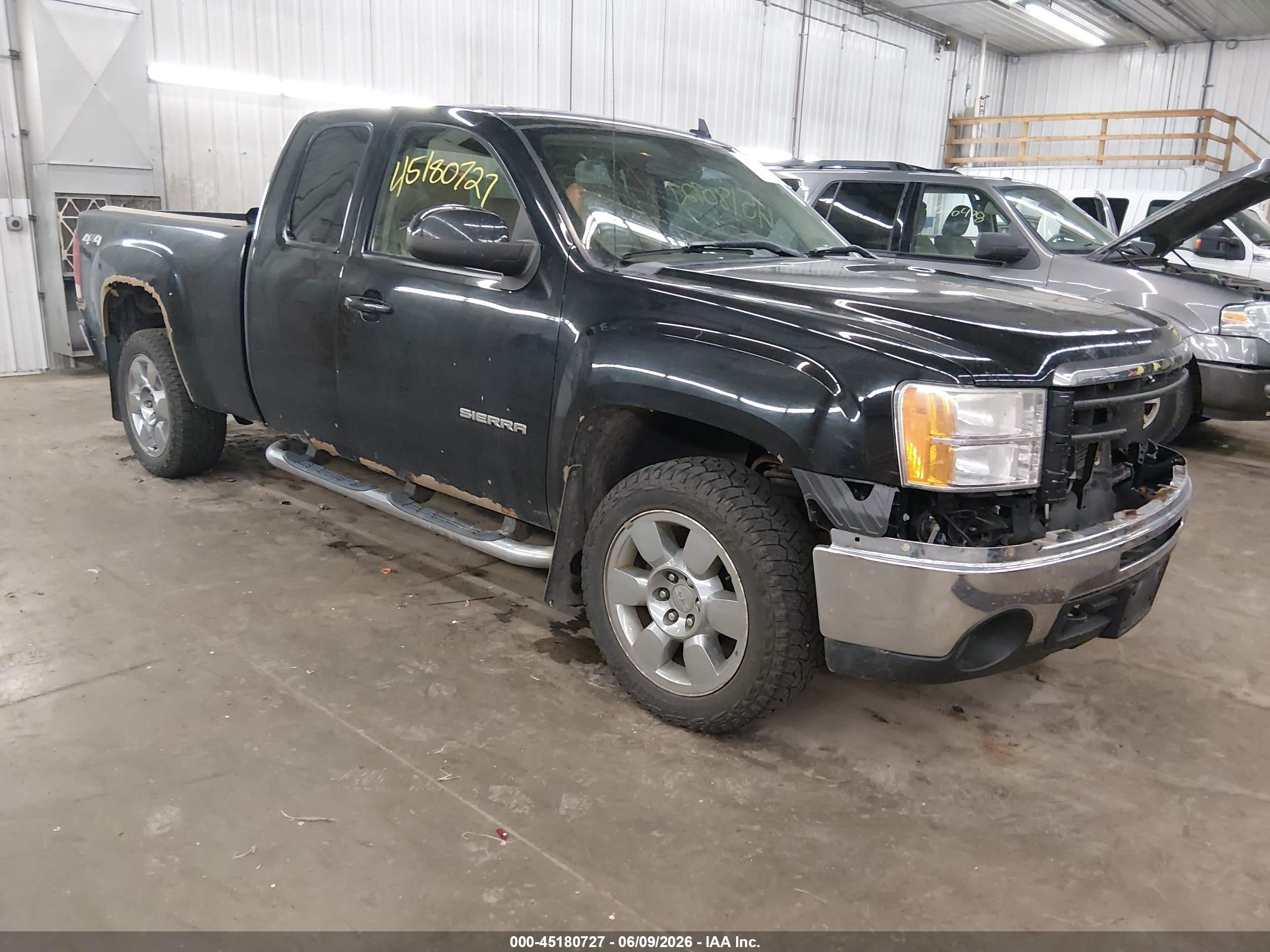 2011 Gmc Sierra 1500 Slt Black vin: 1GTR2WE30BZ379555