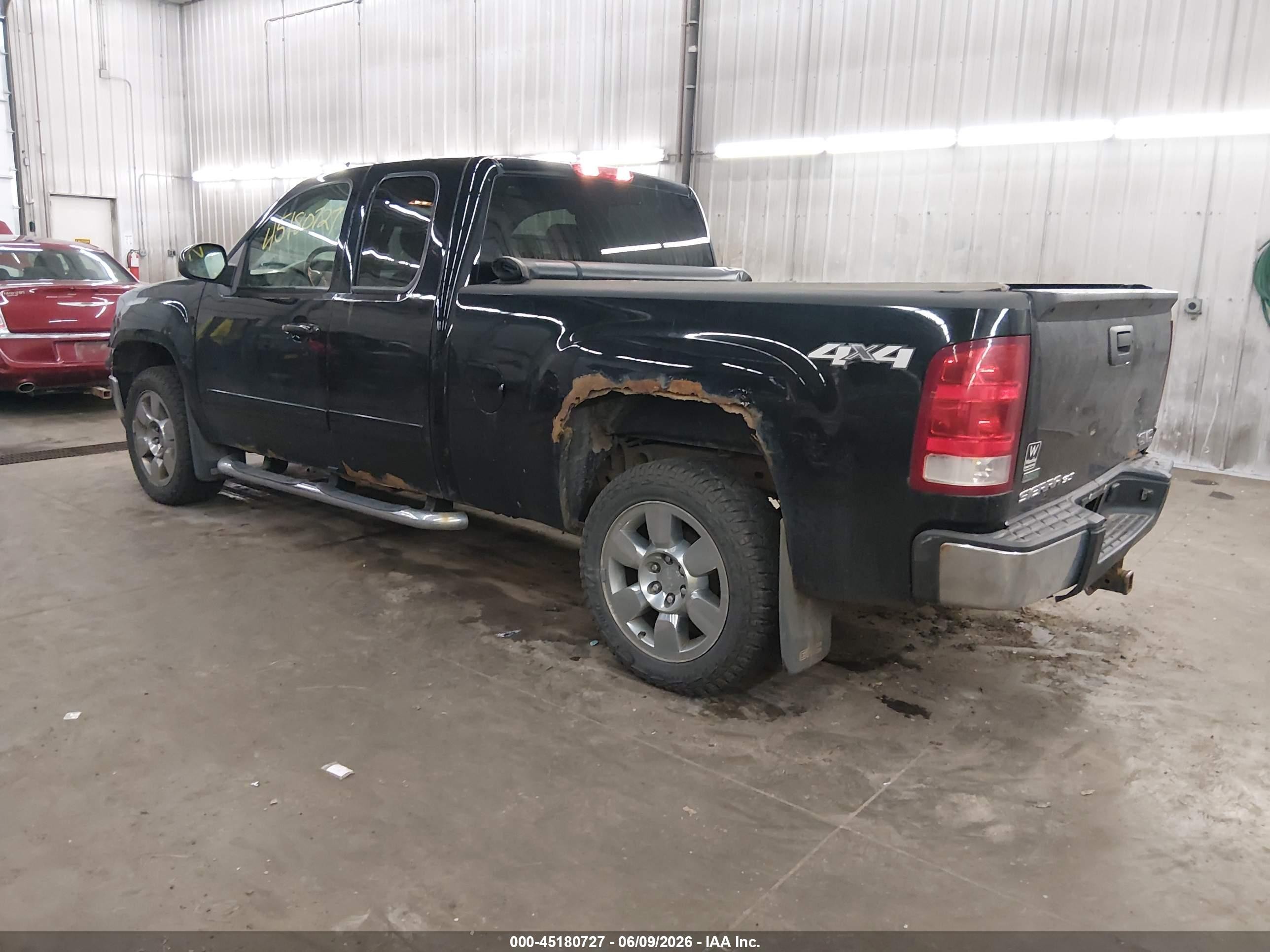 2011 Gmc Sierra 1500 Slt Black vin: 1GTR2WE30BZ379555